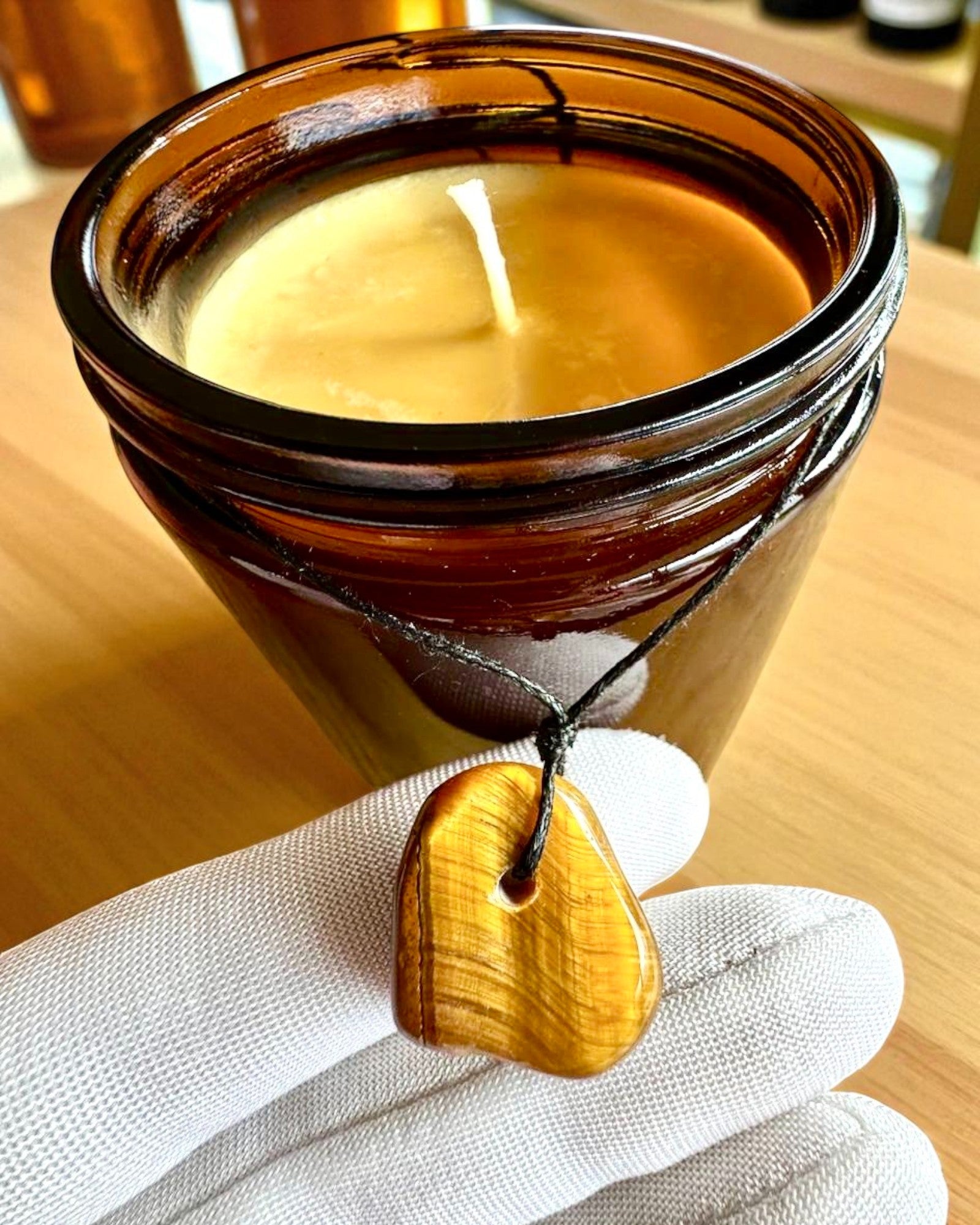 Intenční svíčka Tygrysí Síla – Sebevědomí a prosperita, 250 ml, možnost personalizace víčka jako dárek