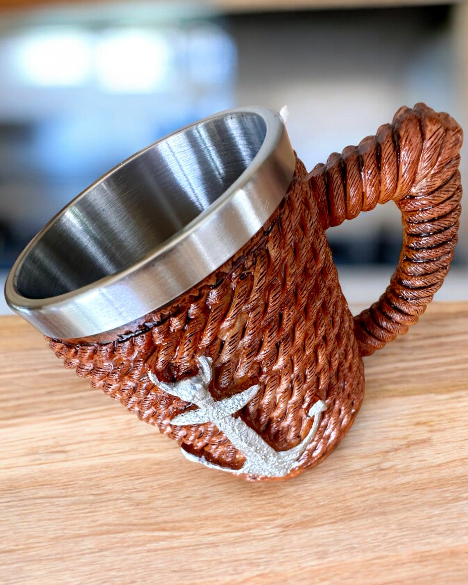 Půllitr „Mořský Poklad“ z Nerezové Oceli – Možnost Personalizace Gravírováním jako Dárek