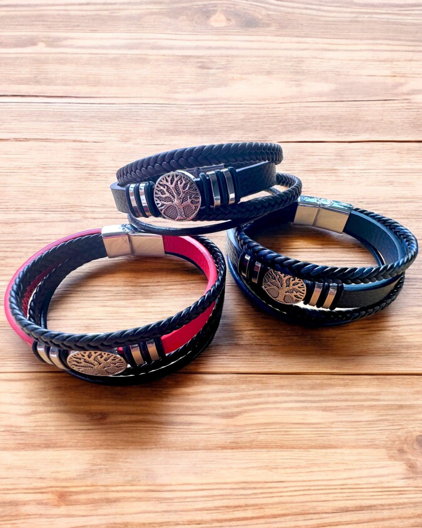 Brățară "Arborele Vieții" cu posibilitate de personalizare pentru cadou, 3 variante de culoare