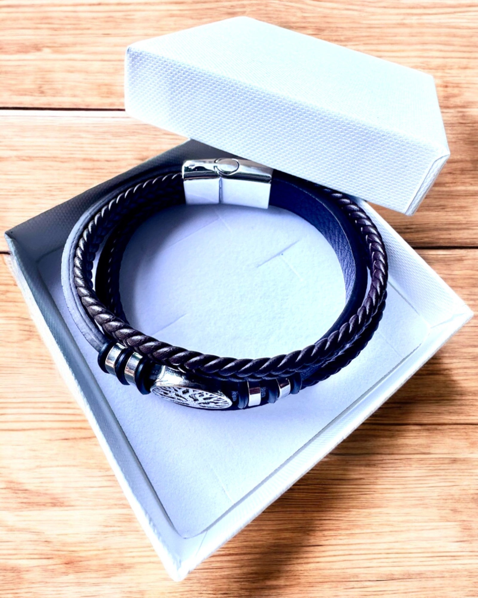 Brățară "Arborele Vieții" cu posibilitate de personalizare pentru cadou, 3 variante de culoare