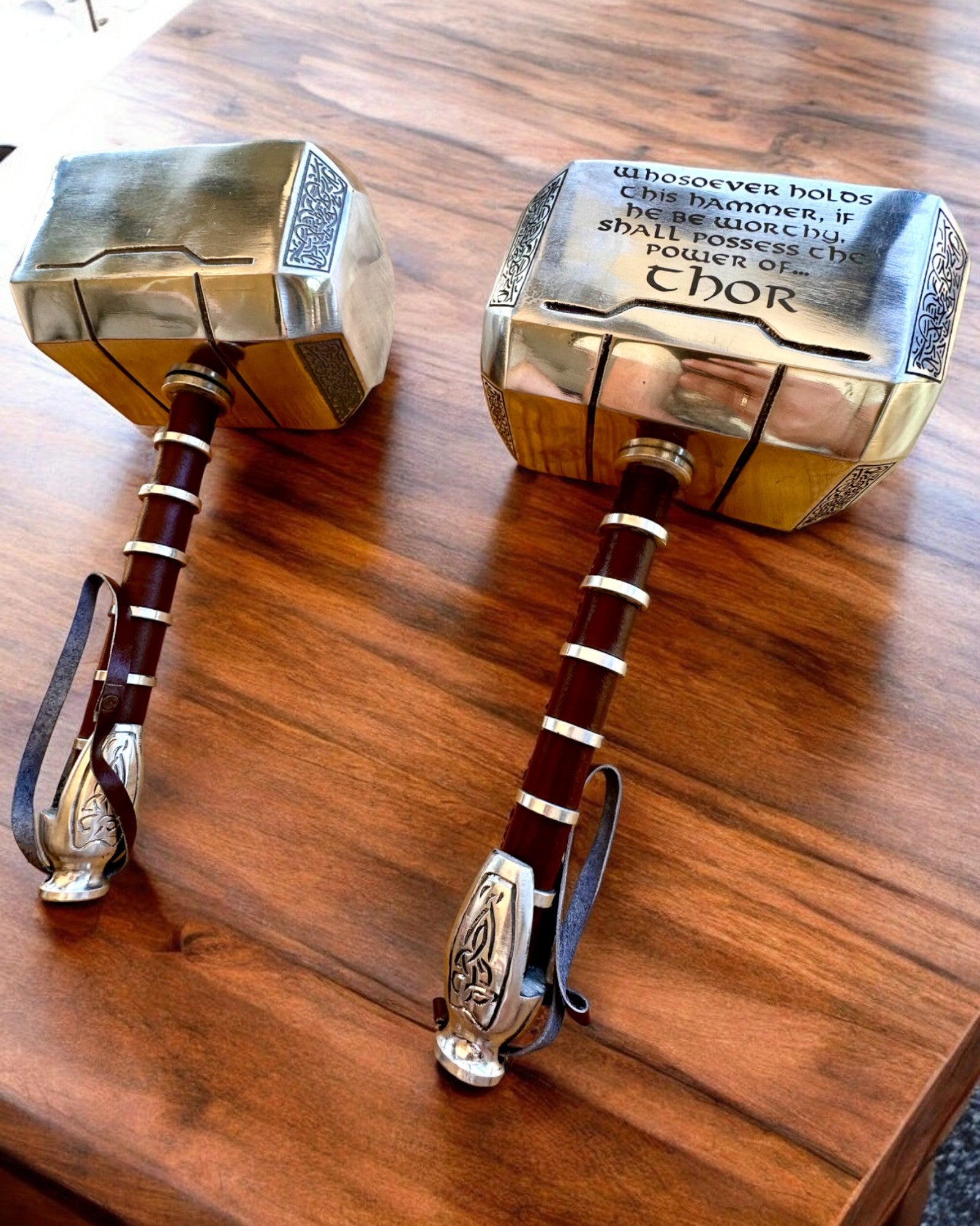 Młot Thora "Chief" - Ciocan Meșteșugăresc Realizat Manual, personalizare cu gravură pentru cadou