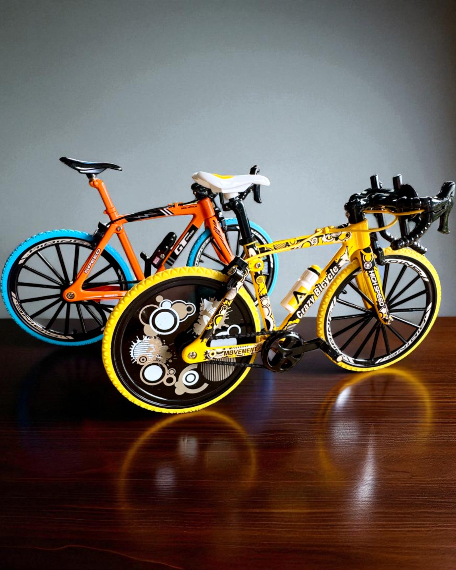 Model metalic miniatural Bicicletă de Colecție "Speed Rider 1.2" – personalizare cu gravură pentru cadou, 2 variante de culoare