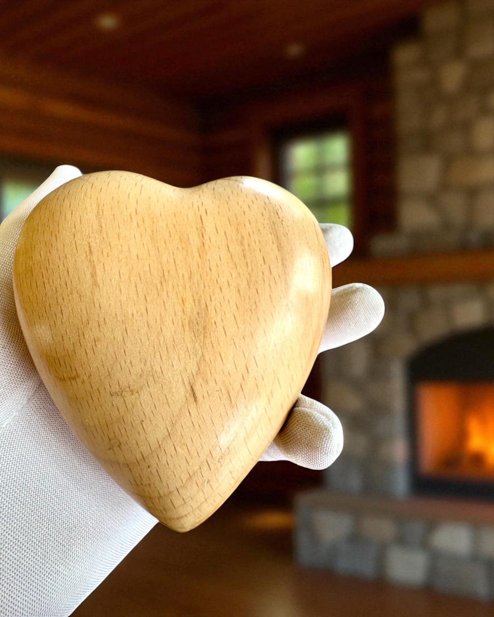 Wooden heart, 9 cm box for Secret Feeling, personalization with engraving available as a gift