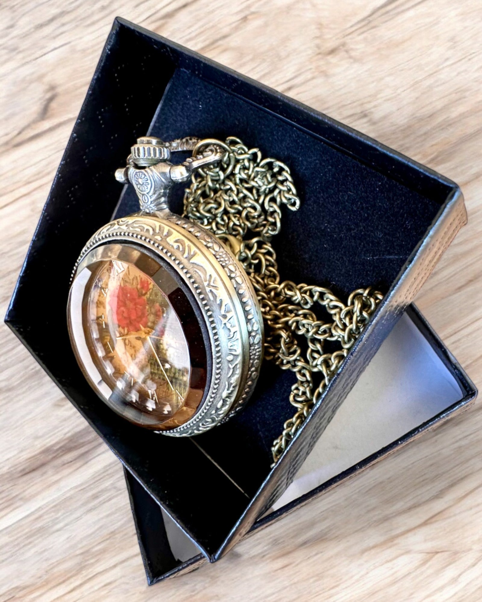 Kapesní hodinky "Vintage Charm" personalizace gravírováním jako dárek