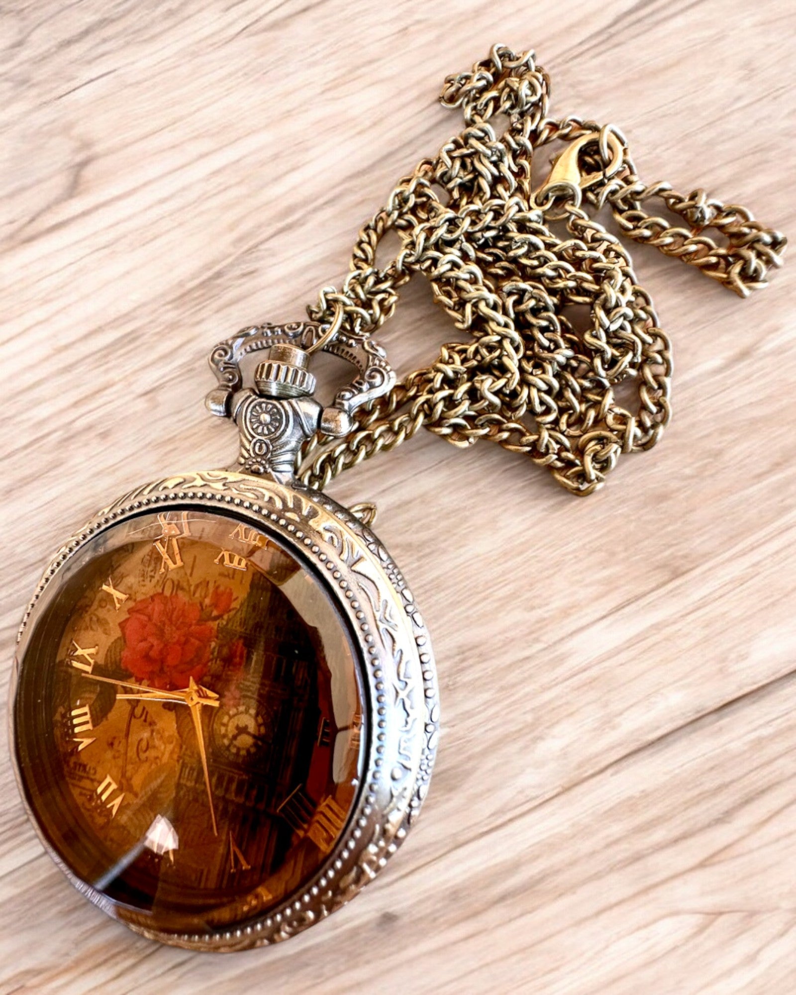 Kapesní hodinky "Vintage Charm" personalizace gravírováním jako dárek