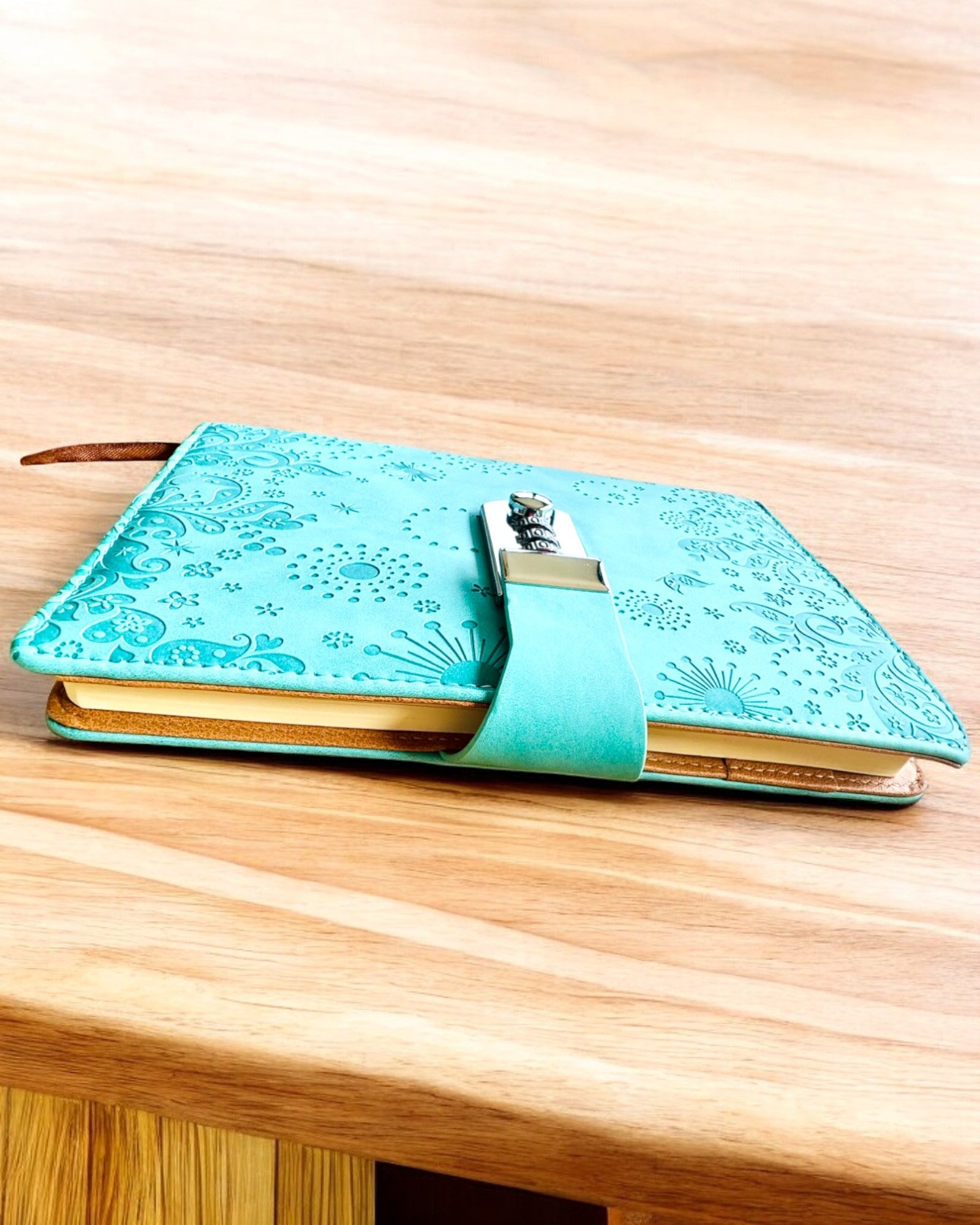 Exkluzivní zápisník, PU kůže, A5 s číselným zámkem - "Secret Journal", personalizace gravírováním