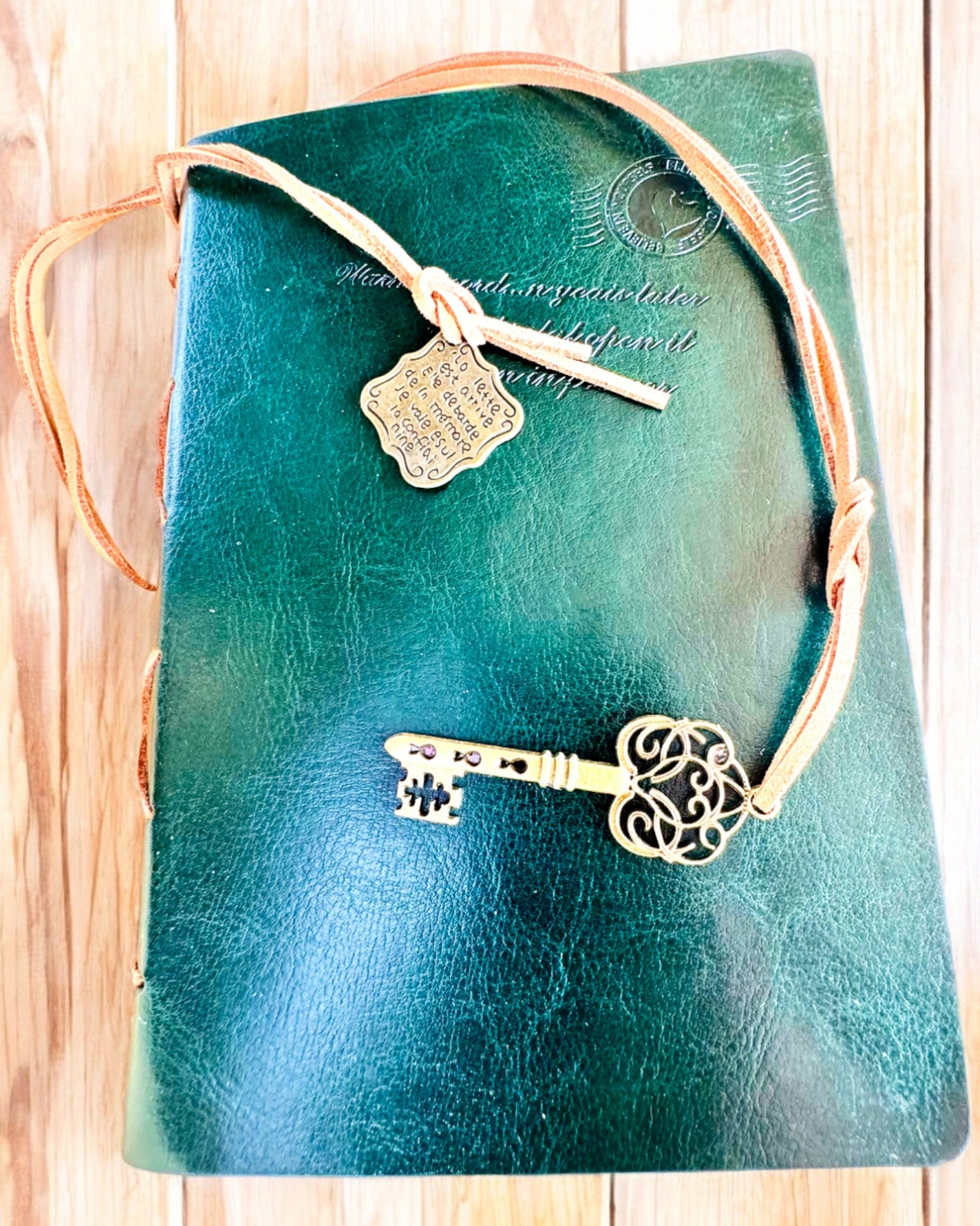 Notatnik Vintage „Klucz Przeszłości” - Posibilitate de gravare pentru cadou, notes