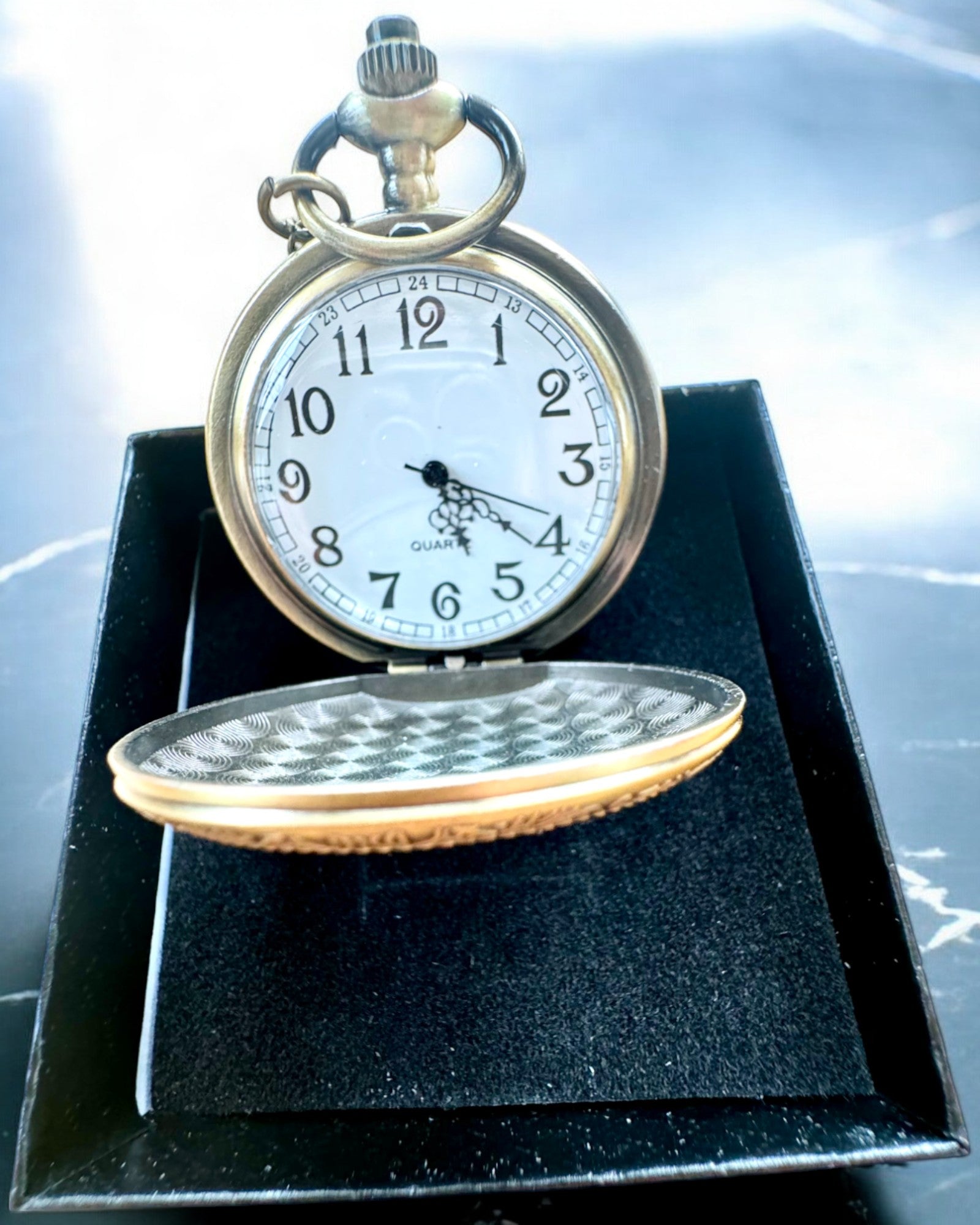 Ceas de buzunar „Astro Retro Antyczny Styl” – cu opțiune de gravare pentru cadou