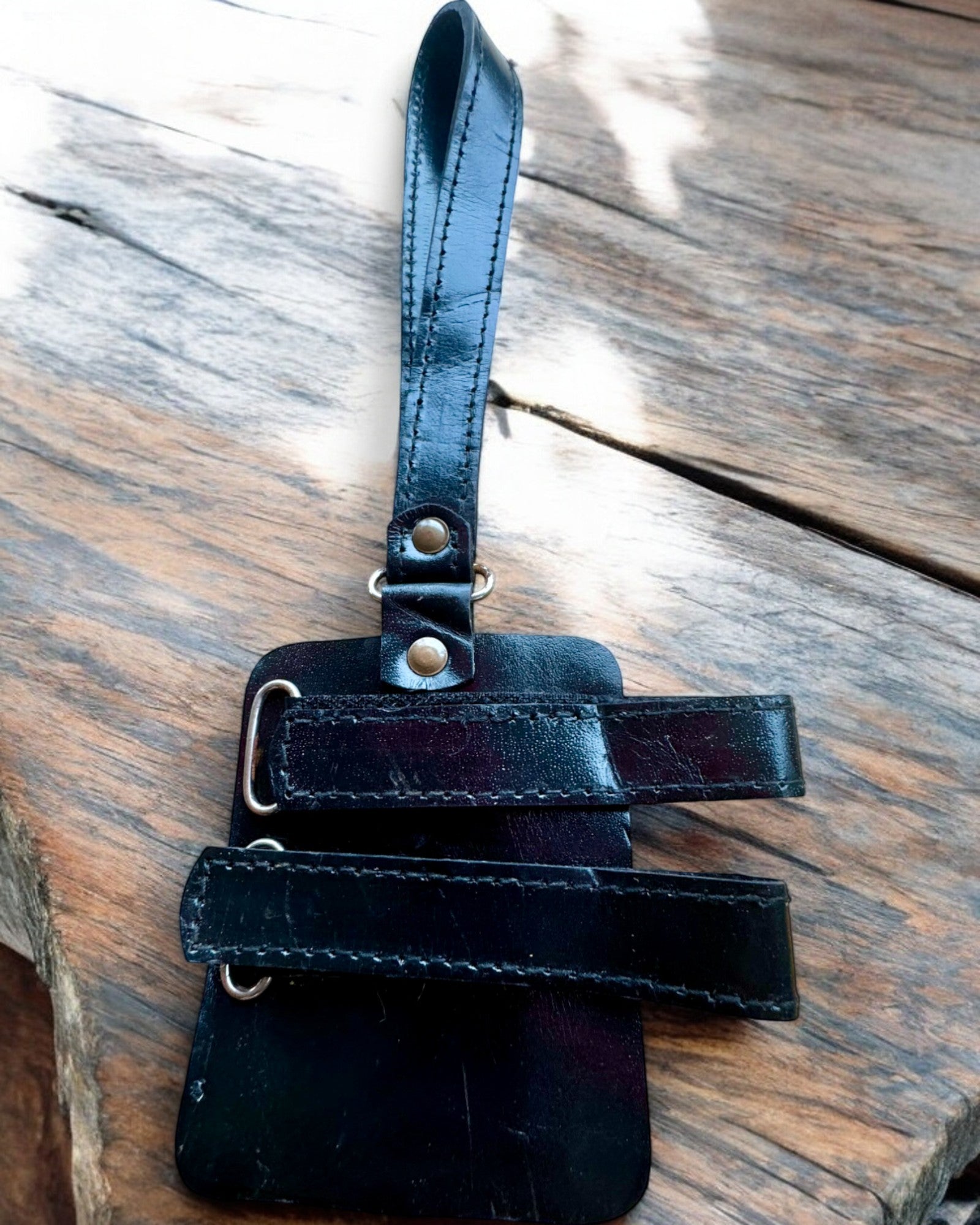 Black Panther Cane Cover with Engraving Option - Handcrafted from Natural Leather
