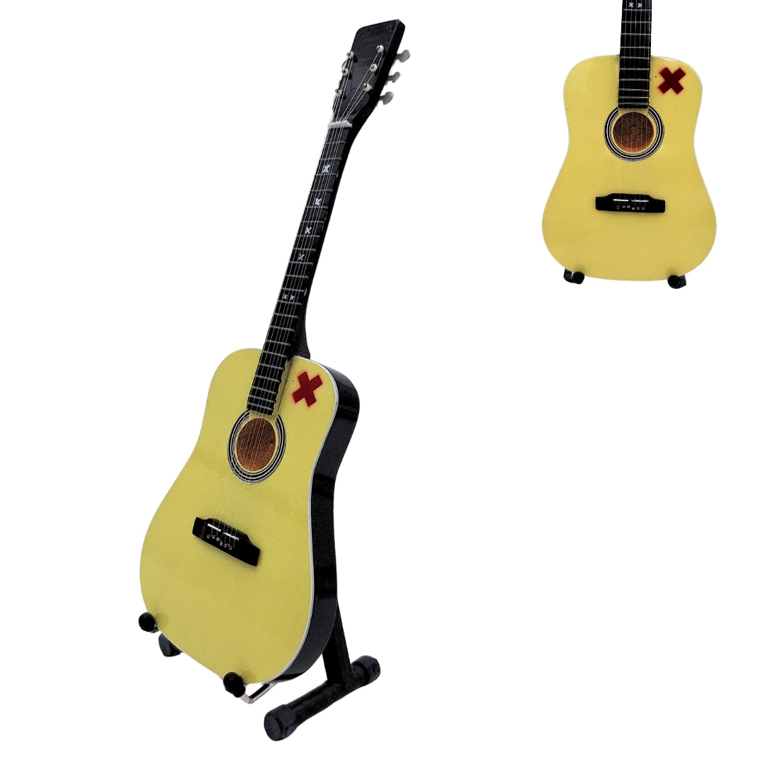 Ed Sheeran mini guitar 27.5 cm made of mahogany with customizable engraving