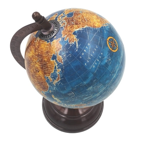 Globus Dekoracyjny Blue Ocean z Personalizowanym Grawerem
