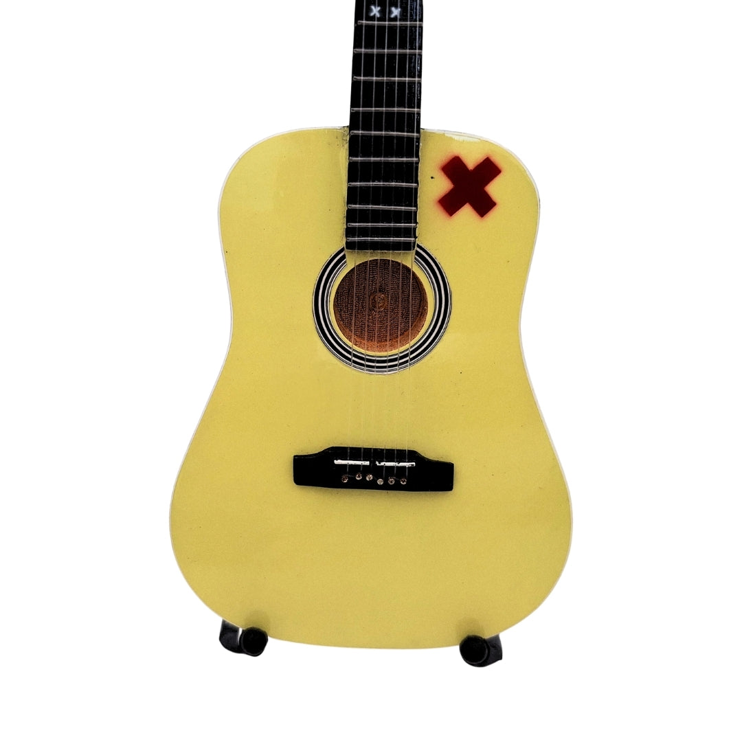 Ed Sheeran mini guitar 27.5 cm made of mahogany with customizable engraving