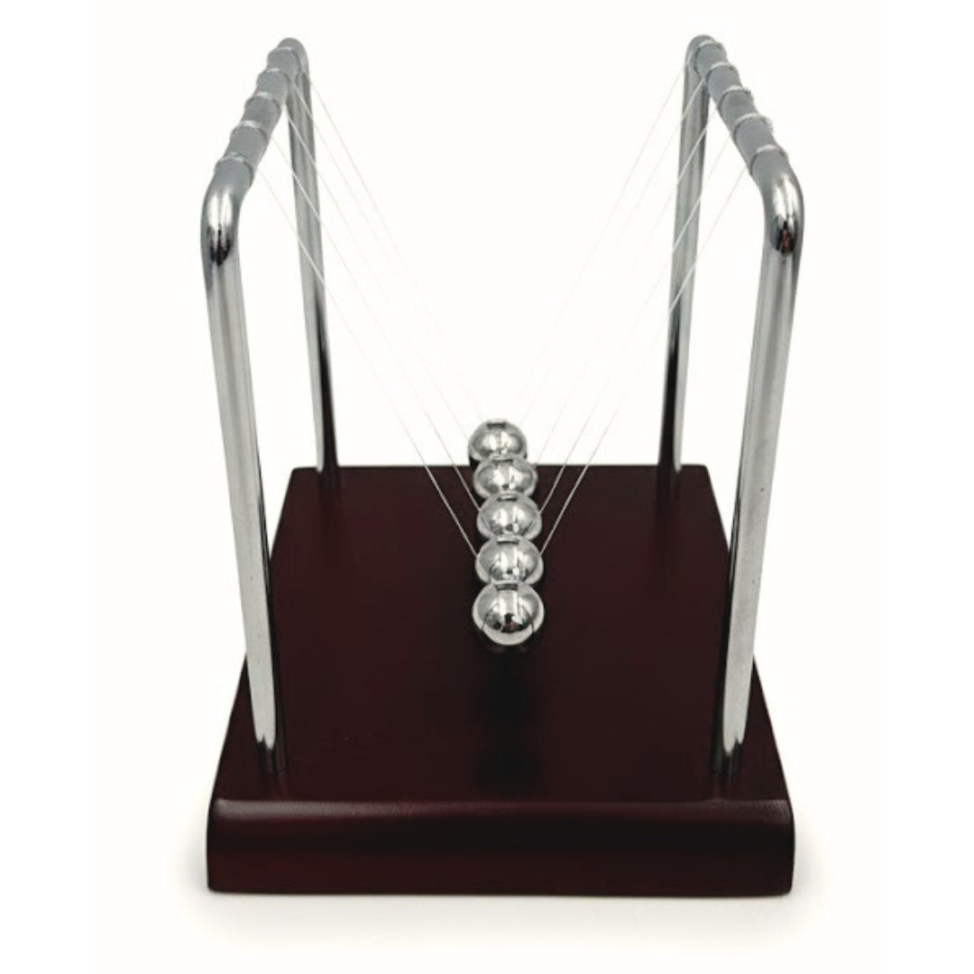 Eleganckie Kulki Newtona z Grawerem - Drewno Metal