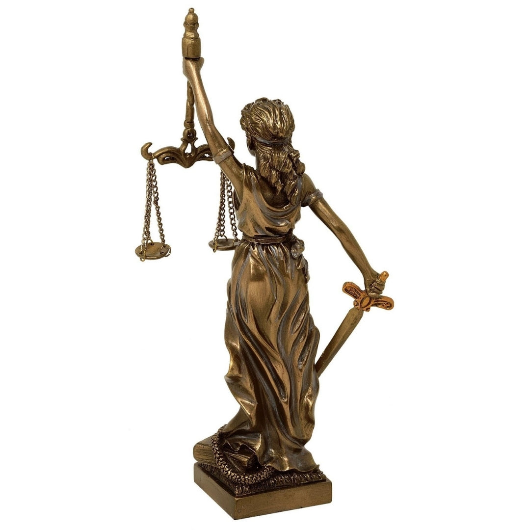 Figurka Temida Bogini Sprawiedliwości 20 cm z możliwością personalizacji grawerem