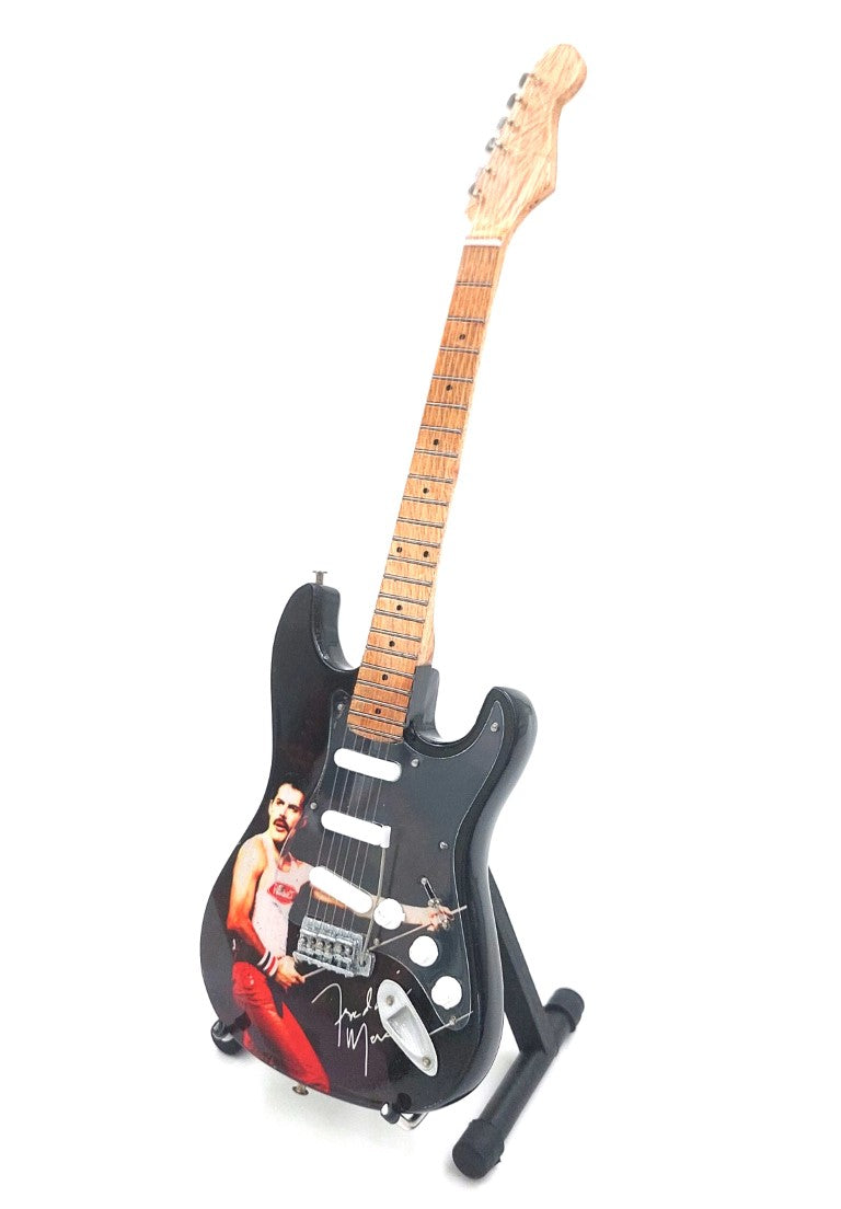 Mini Gitara Kolekcjonerska Freddie Mercury z Grawerem