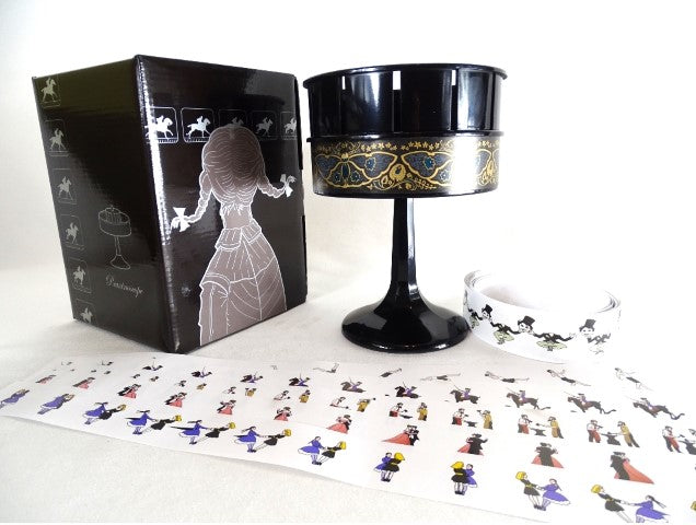 Zoetrop H68 – proiector cinematografic din secolul al XIX-lea, cu posibilitate de personalizare prin gravură, ideal pentru cadou – înălțime 19 cm, design clasic pentru decorarea interioarelor