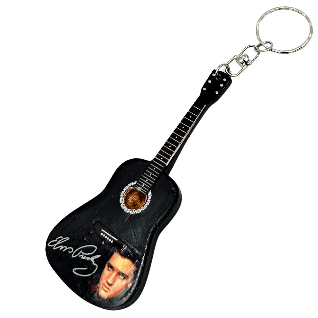 Přívěsek na klíče kytara ve stylu Elvis Presley Tribute - EGK-1389