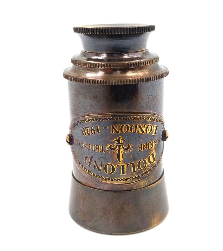Small Retro Brass Telescope NC1600 with Personalized Engraving Option