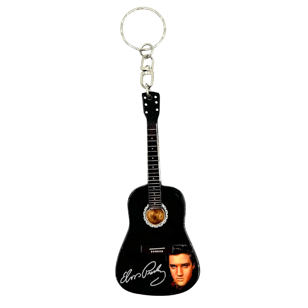 Přívěsek na klíče kytara ve stylu Elvis Presley Tribute - EGK-1389