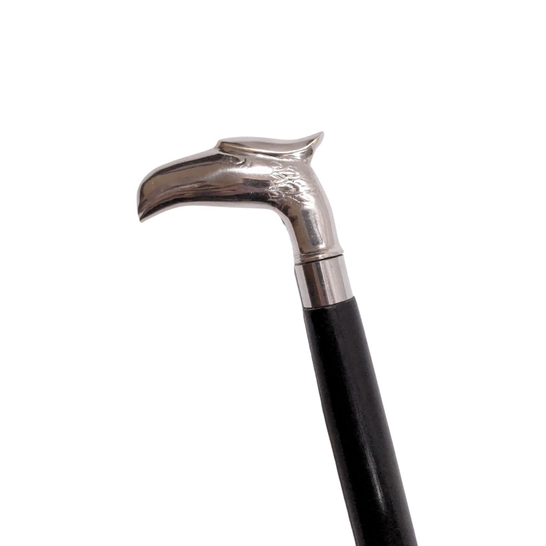 Elegantní dřevěná hůl s hlavou orla DNU-013