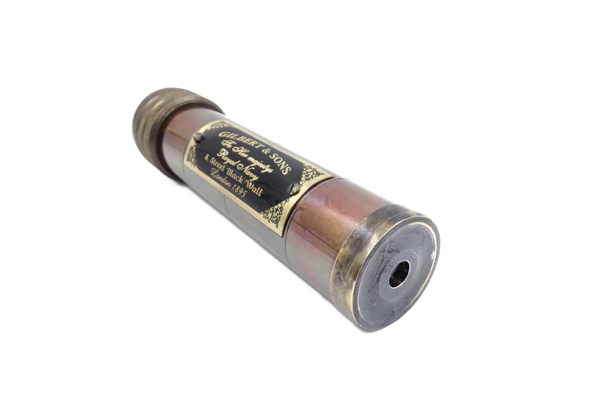 Vintage Kaleidoscope in leather case with customizable engraving