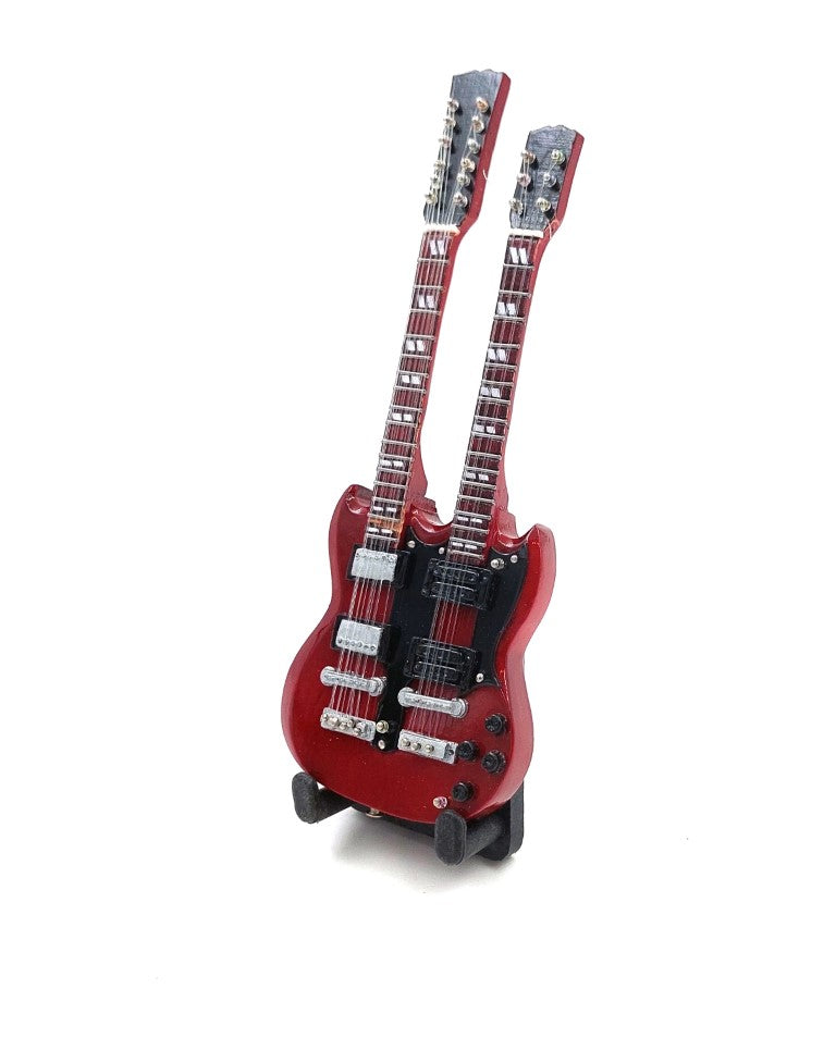 Mini gitara 15cm BMG-020 w stylu Jimmy Page z możliwością personalizacji grawerem