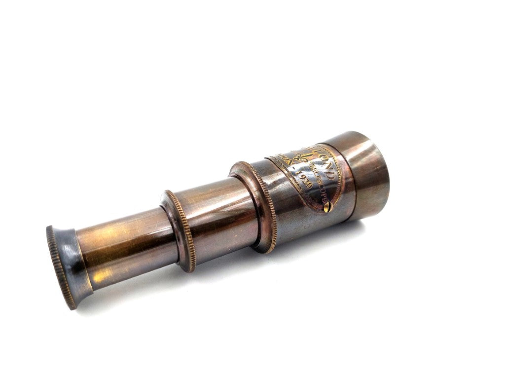 Small Retro Brass Telescope NC1600 with Personalized Engraving Option
