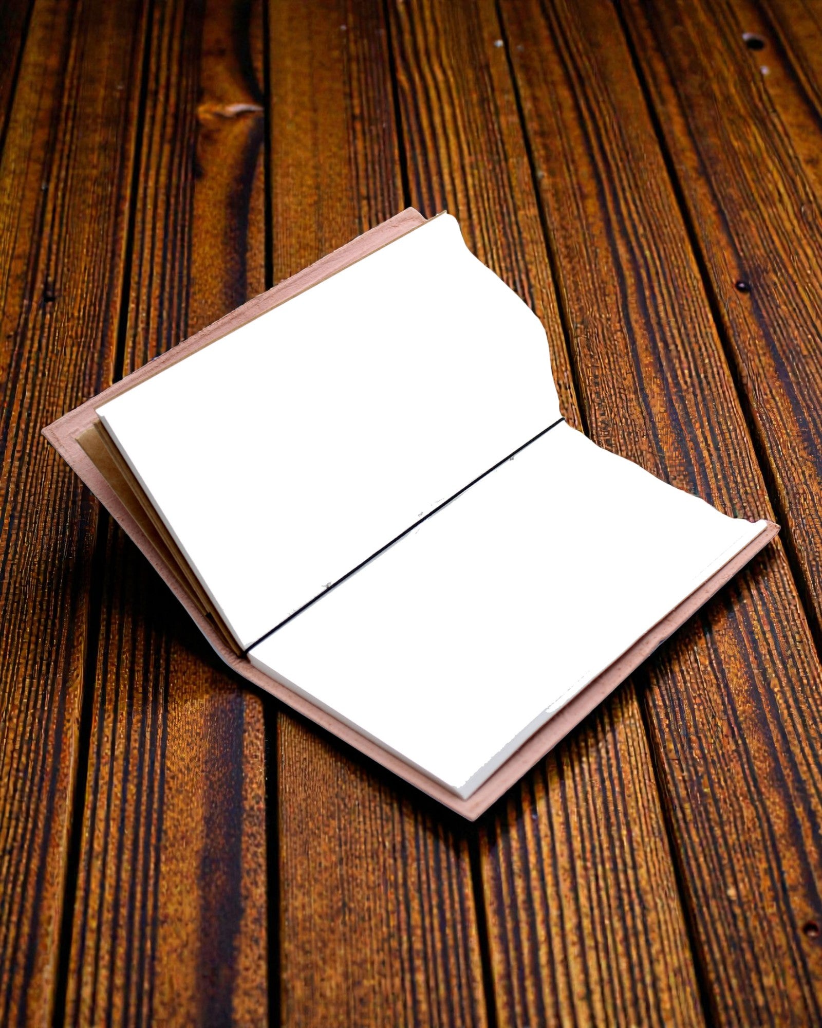 My Bucket List Journal – ręcznie wykonany skórzany notatnik brązowy 22 × 12 × 1,5 cm, 80 stron