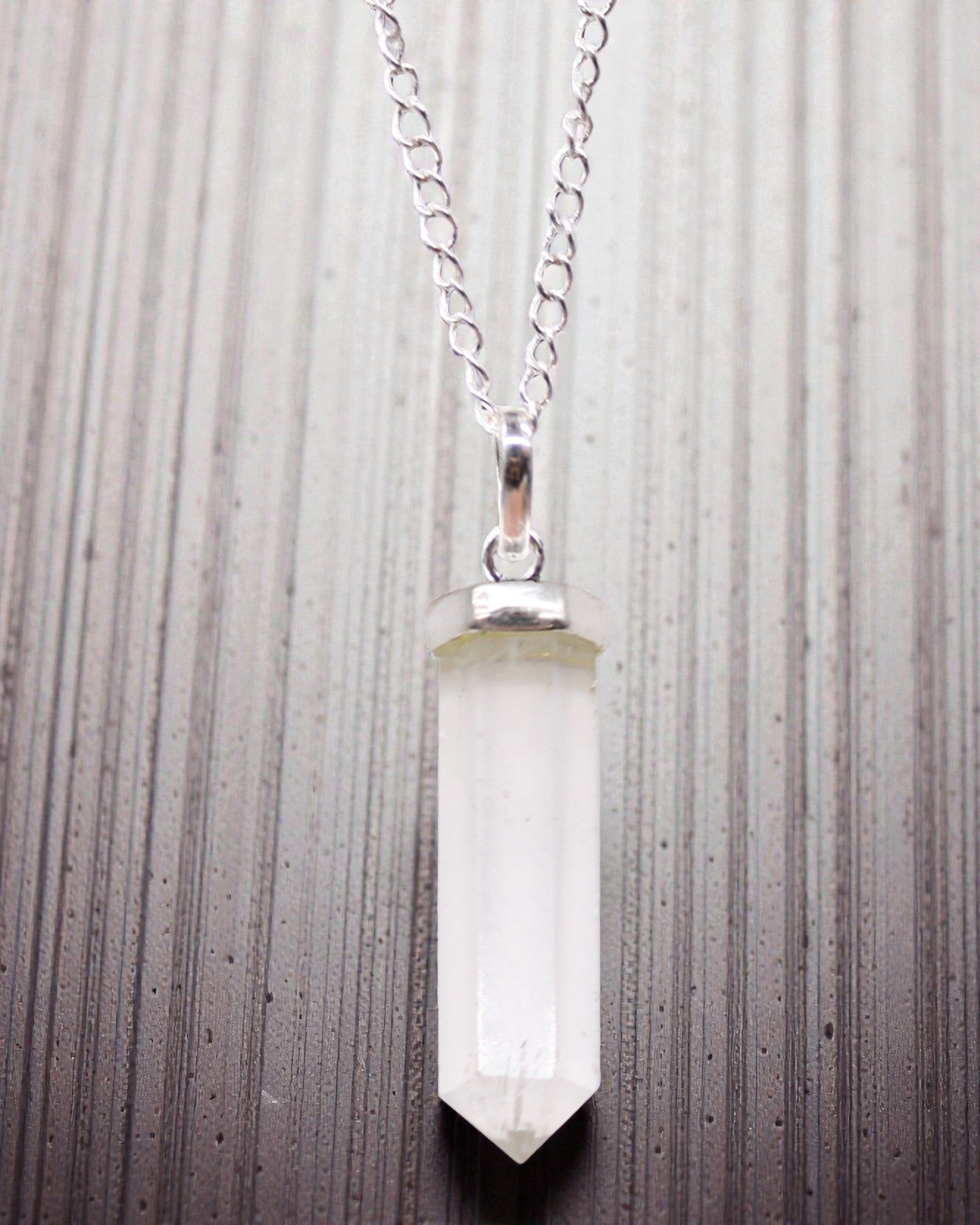 Crystal Point – Classic Point Pendant of Rock Crystal