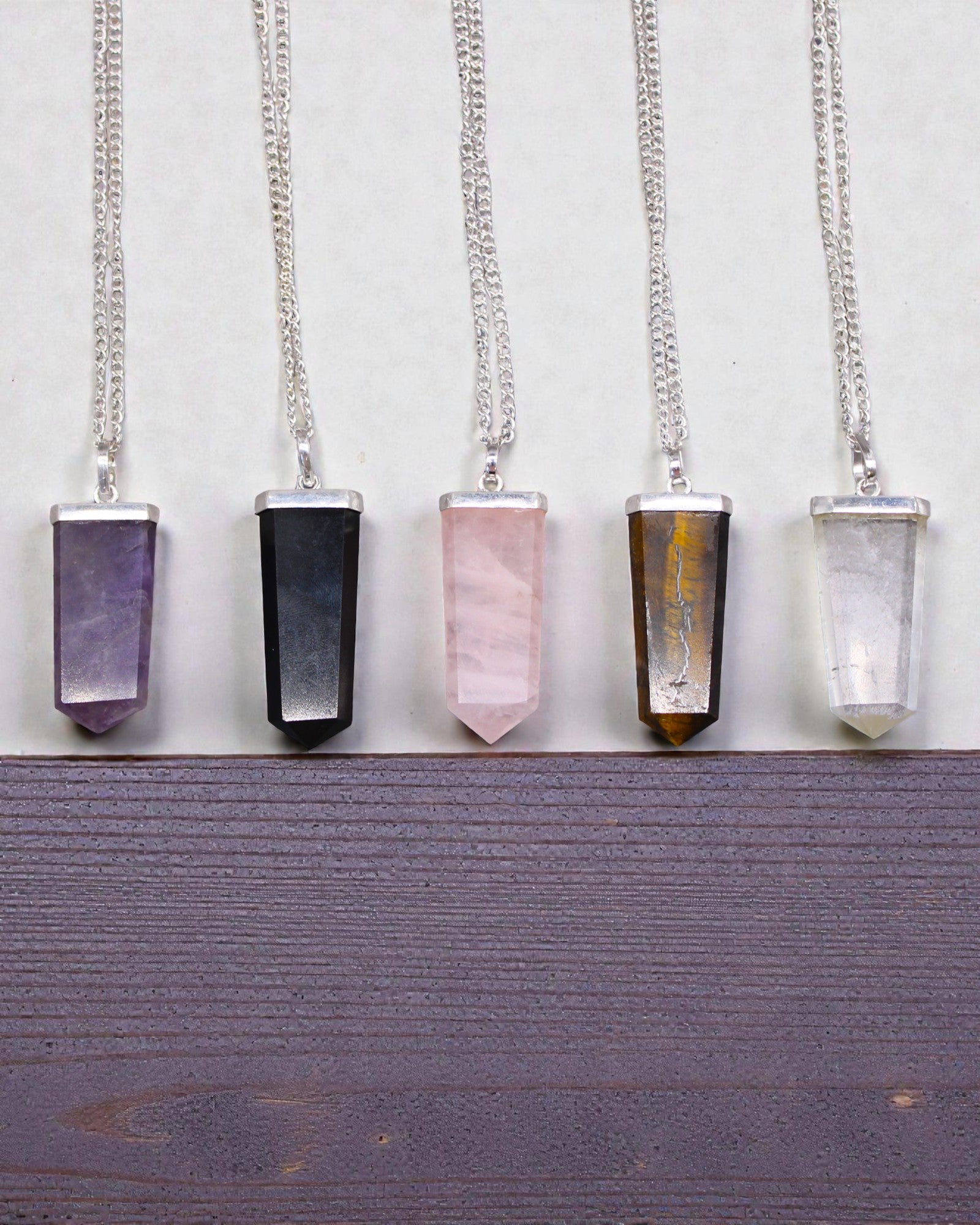 Crystal Ray – Pandantiv plat din cristal de stâncă, în șlefuire de cristal