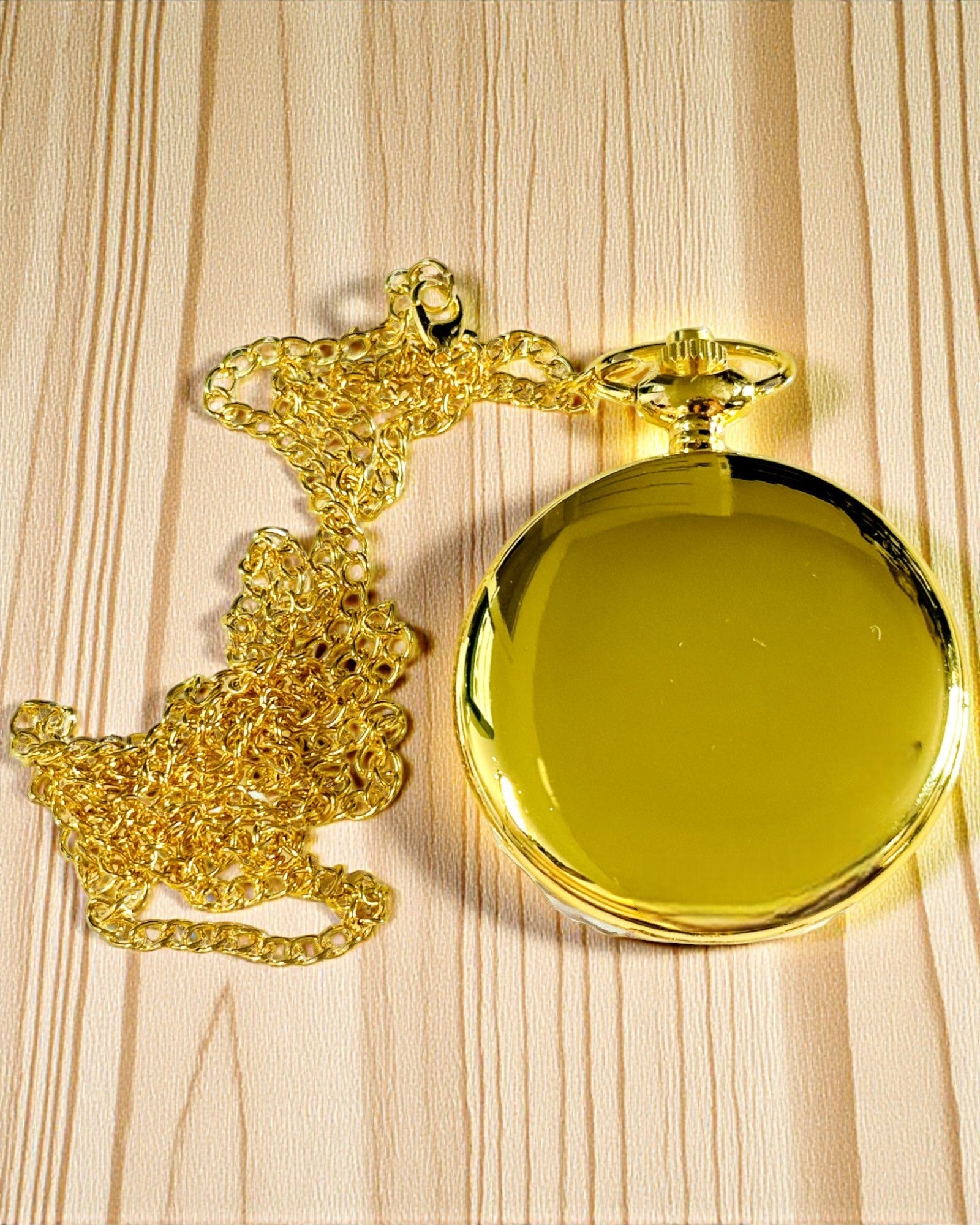 Koloru złotego Zegarek Kieszonkowy w Stylu Vintage z Możliwością Grawerowania