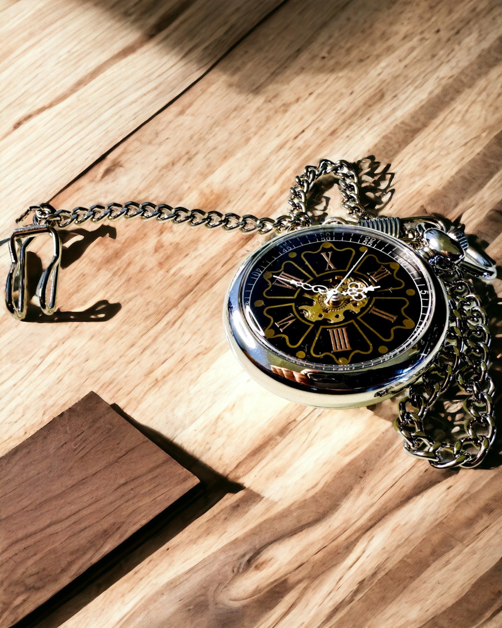 Vintage Style Pocket Watch with Engraving Option