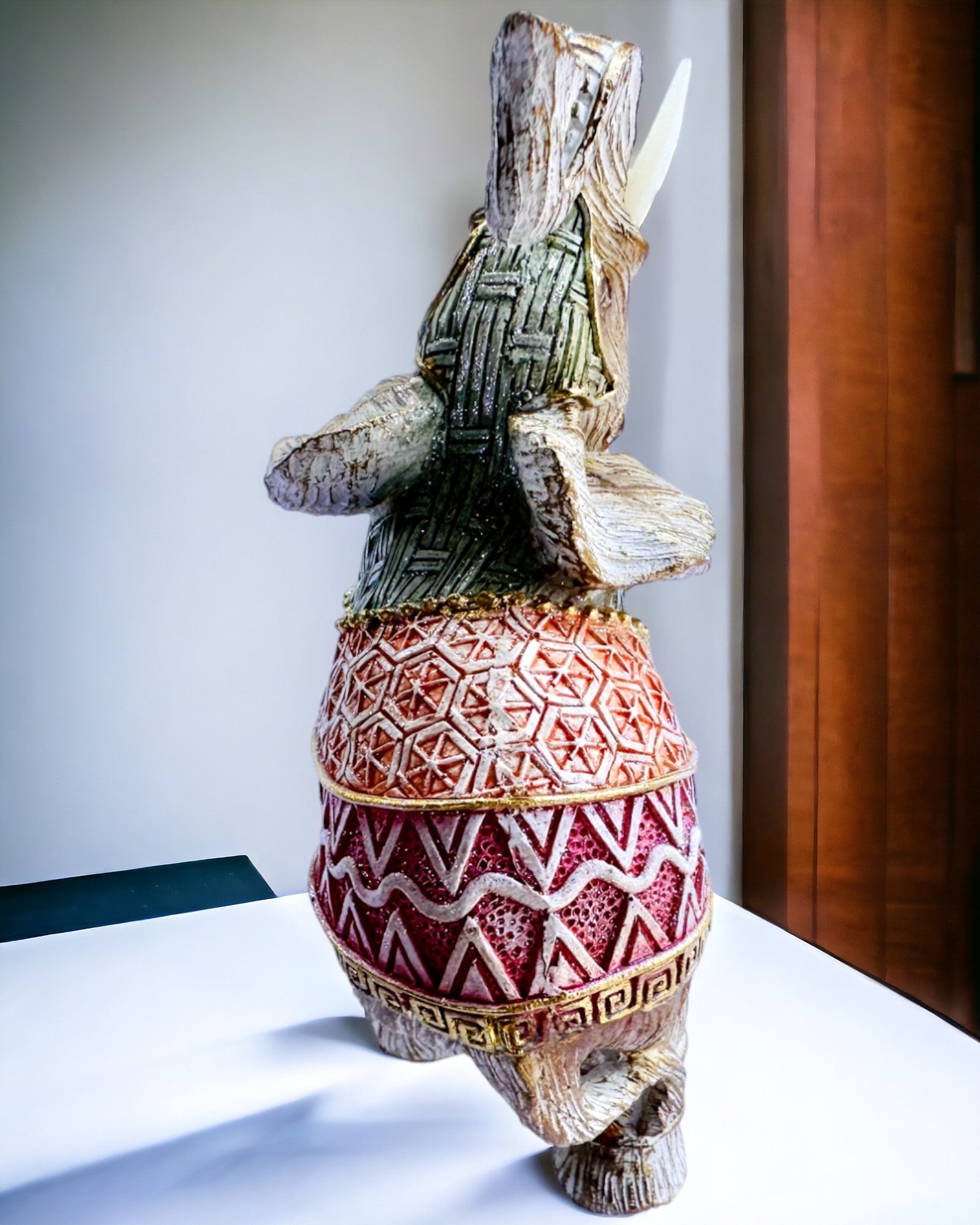 Elephant Pathway – Decorative Resin Elephant with Engraving Option