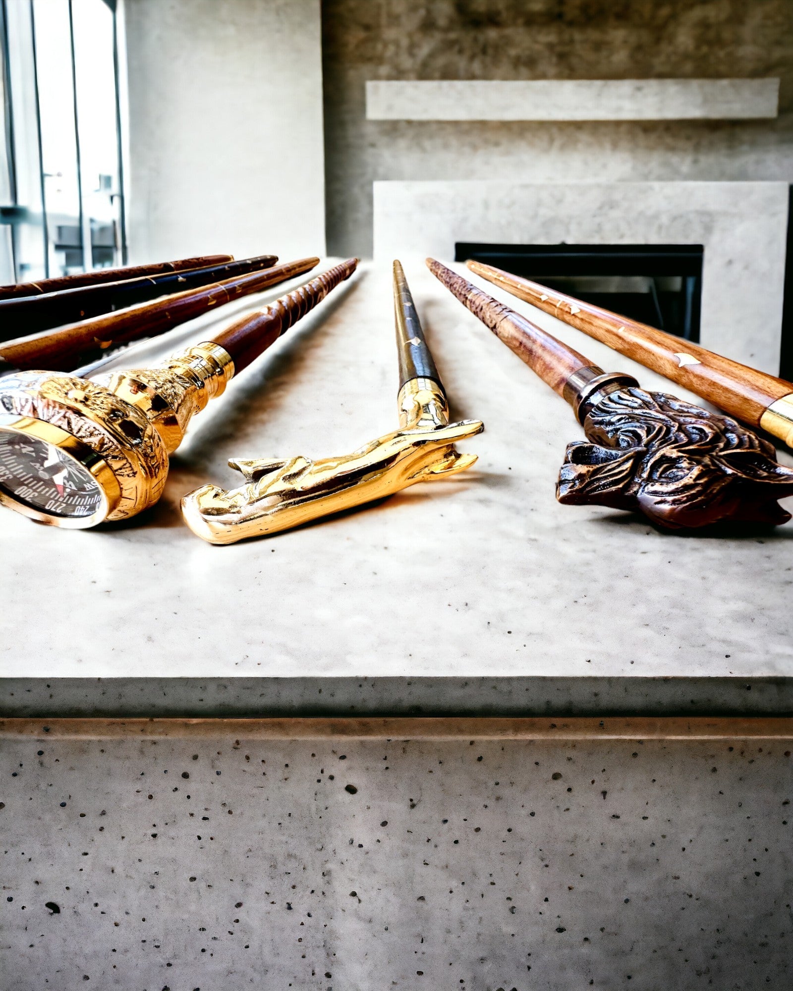 Laska procházková "Jaguar Elegance" z mangového dřeva - možnost personalizace gravírováním