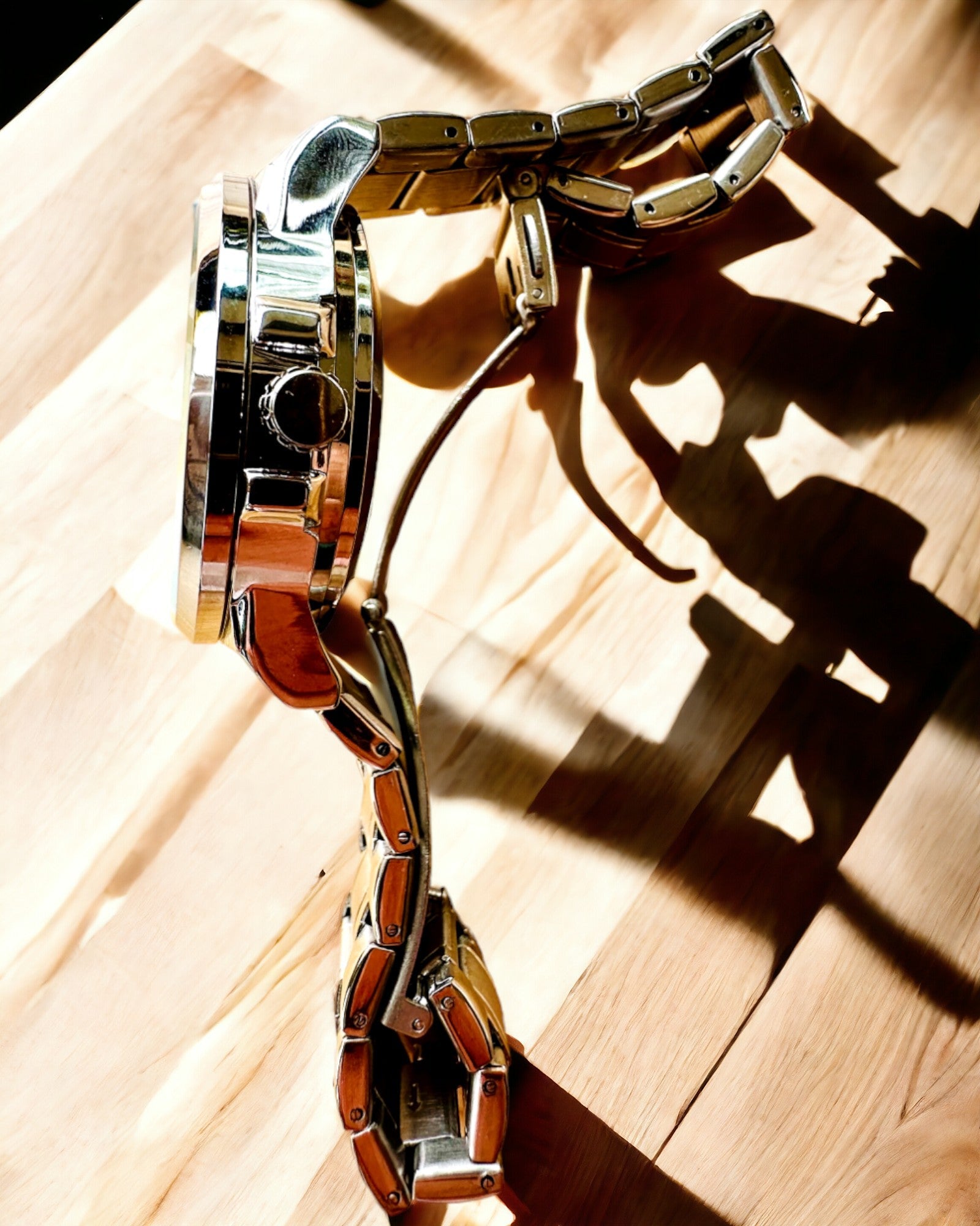 Elegant Men's Watch KIMSDUN Prestige Transparent Mechanism and Sporty Elegance, customizable with engraving