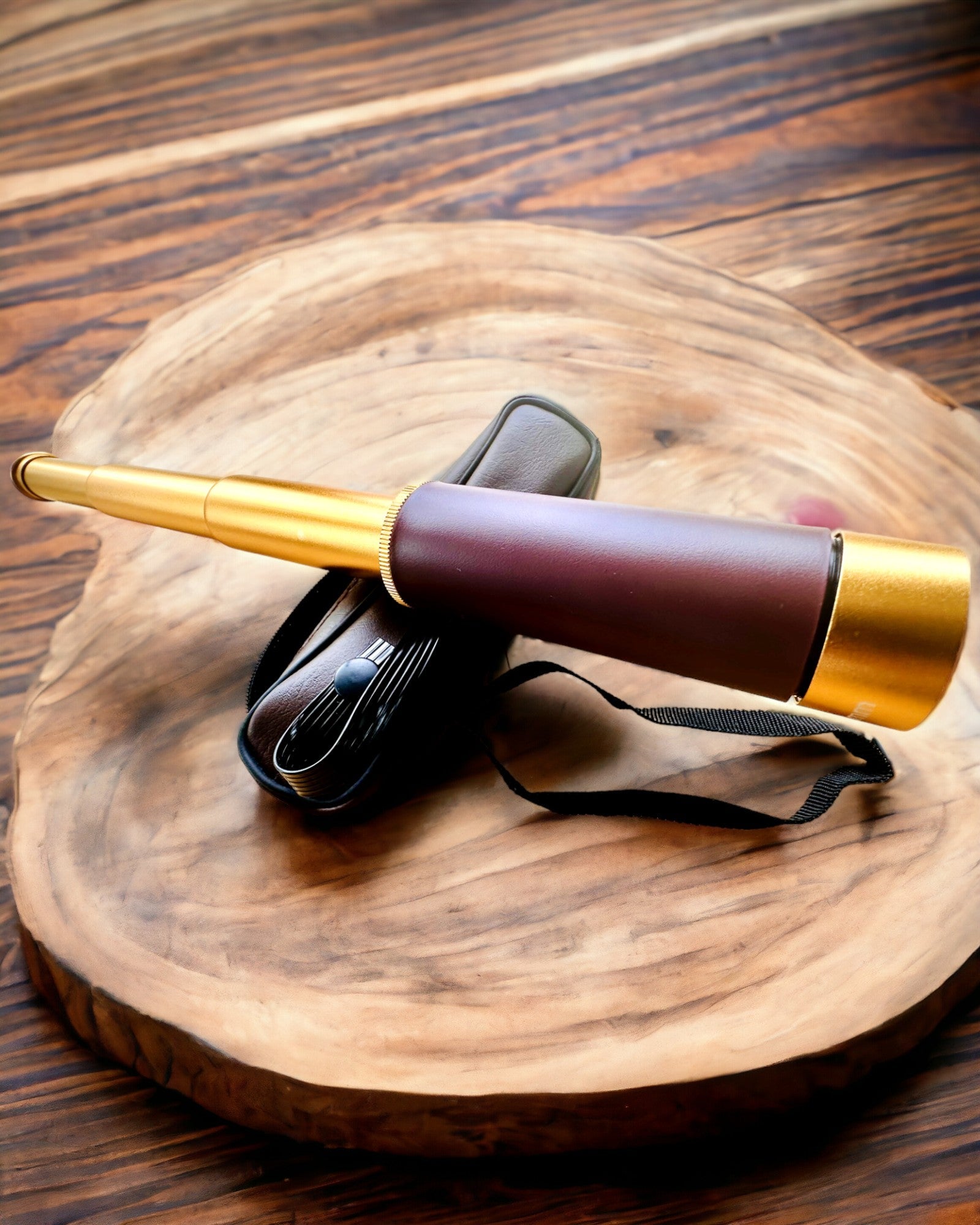 Monokulární Dalekohled „Explorer“ 25×30 – Přenosný, Skládací Ruční Teleskop s Možností Gravírování