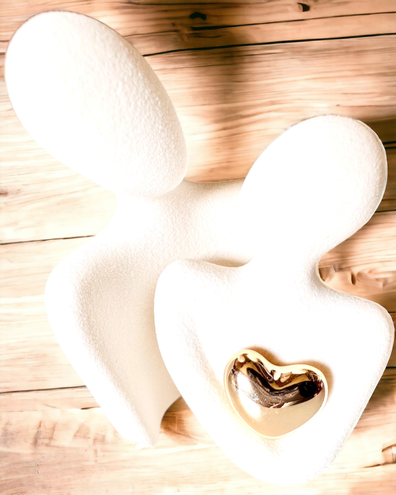 "Dragoste în inimă – Figuri Ceramice de Familie", posibilitate de personalizare cu gravură