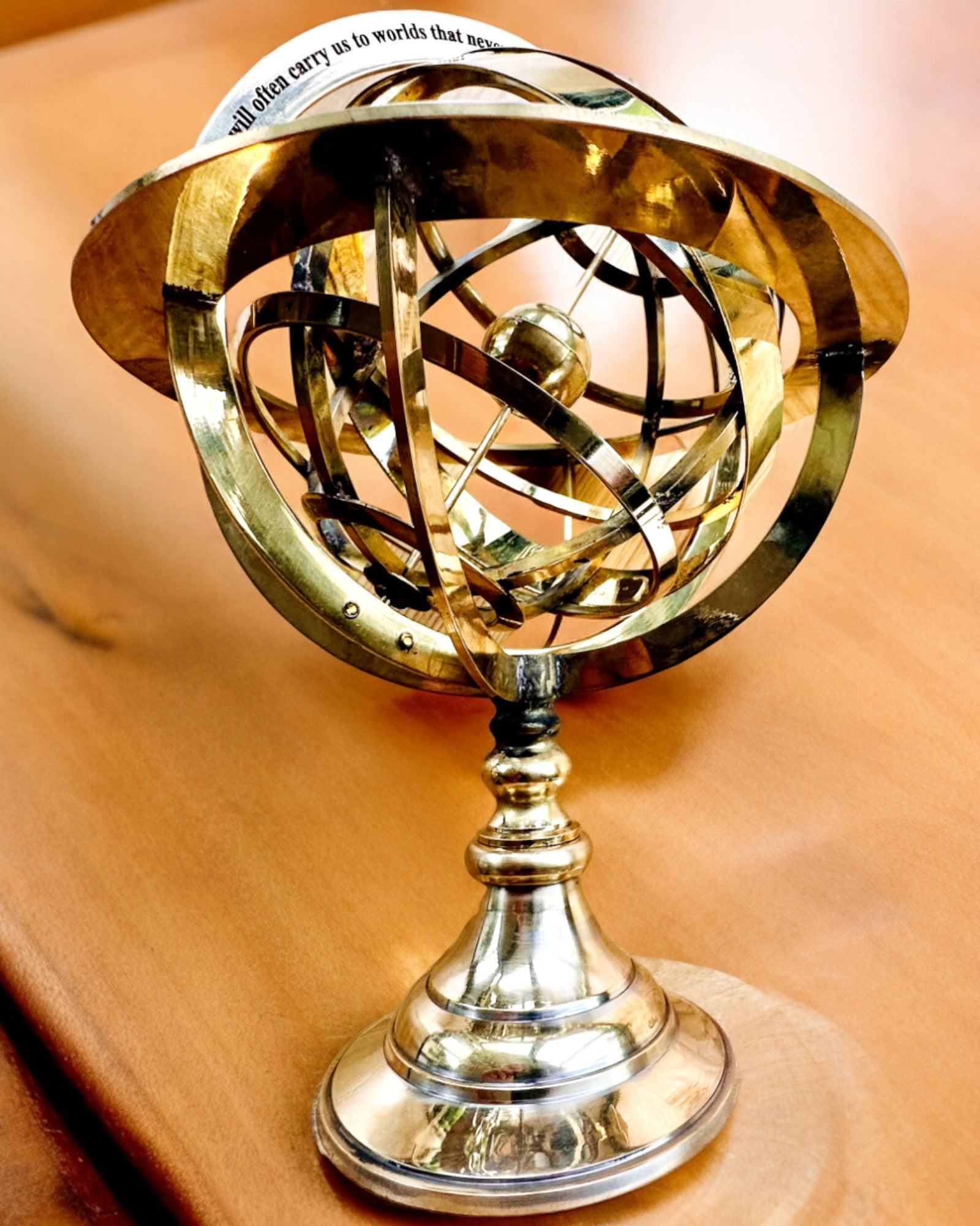 Astrolabium Artis - Handcrafted with Engraving Option, Office Decoration, Premium