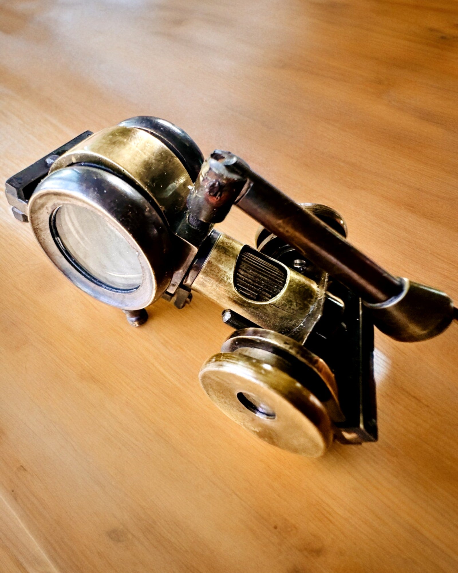 Binocular Nautica - Accesoriu Vintage Exclusiv - Realizat Manual cu Opțiune de Gravare, decorațiune pentru birou, premium