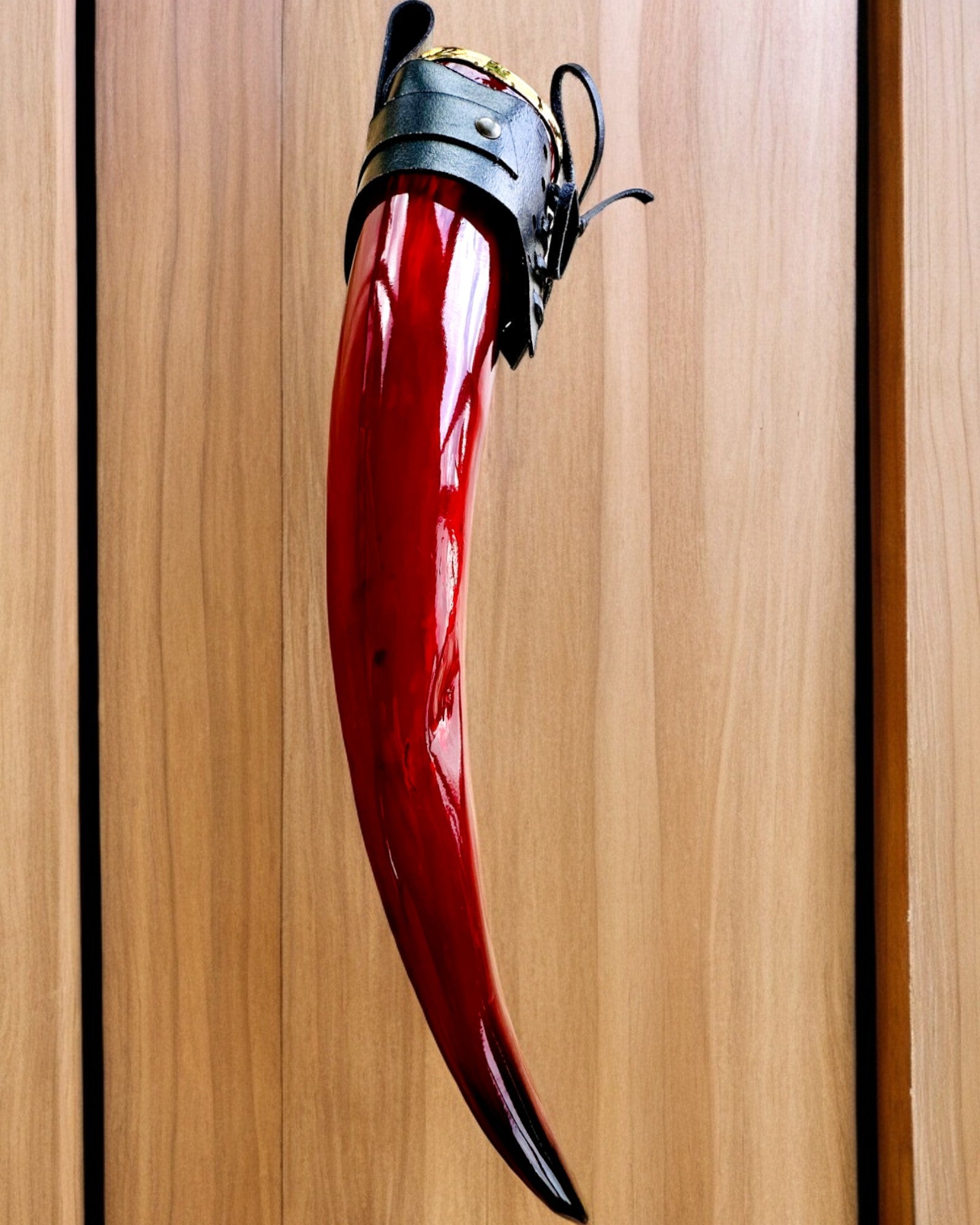 Cana de corn a războinicului - Roșu - cu posibilitate de personalizare prin gravură