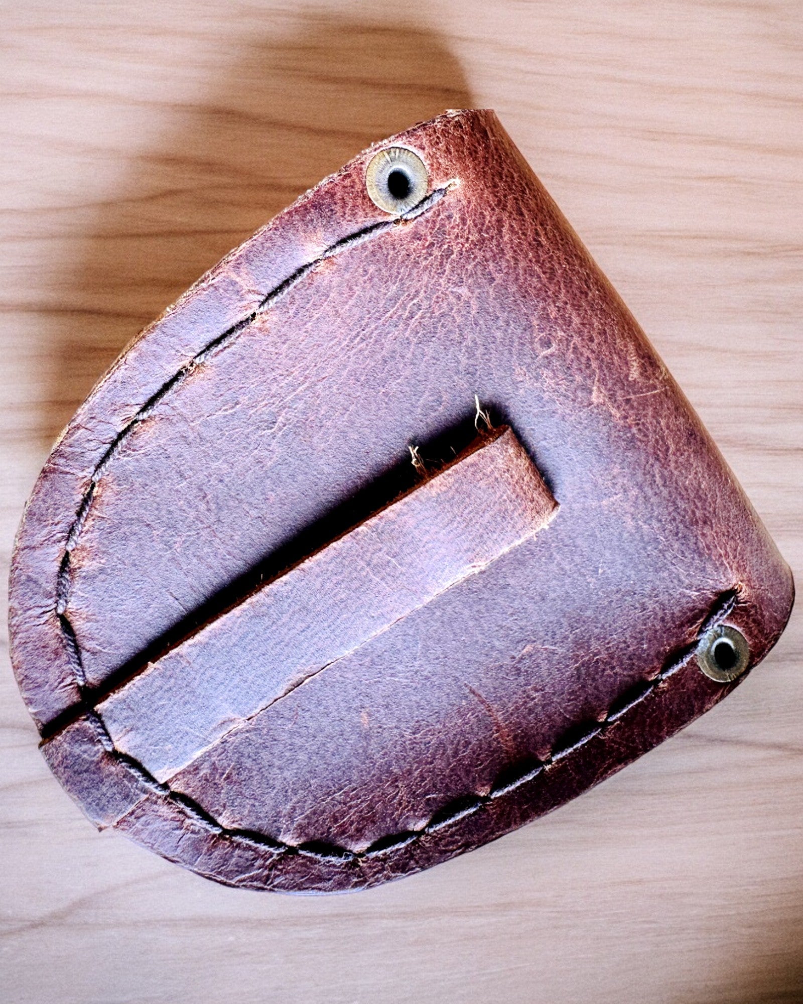 Leather Case "Explorer" - for compact compass or pocket watch - personalization with engraving available