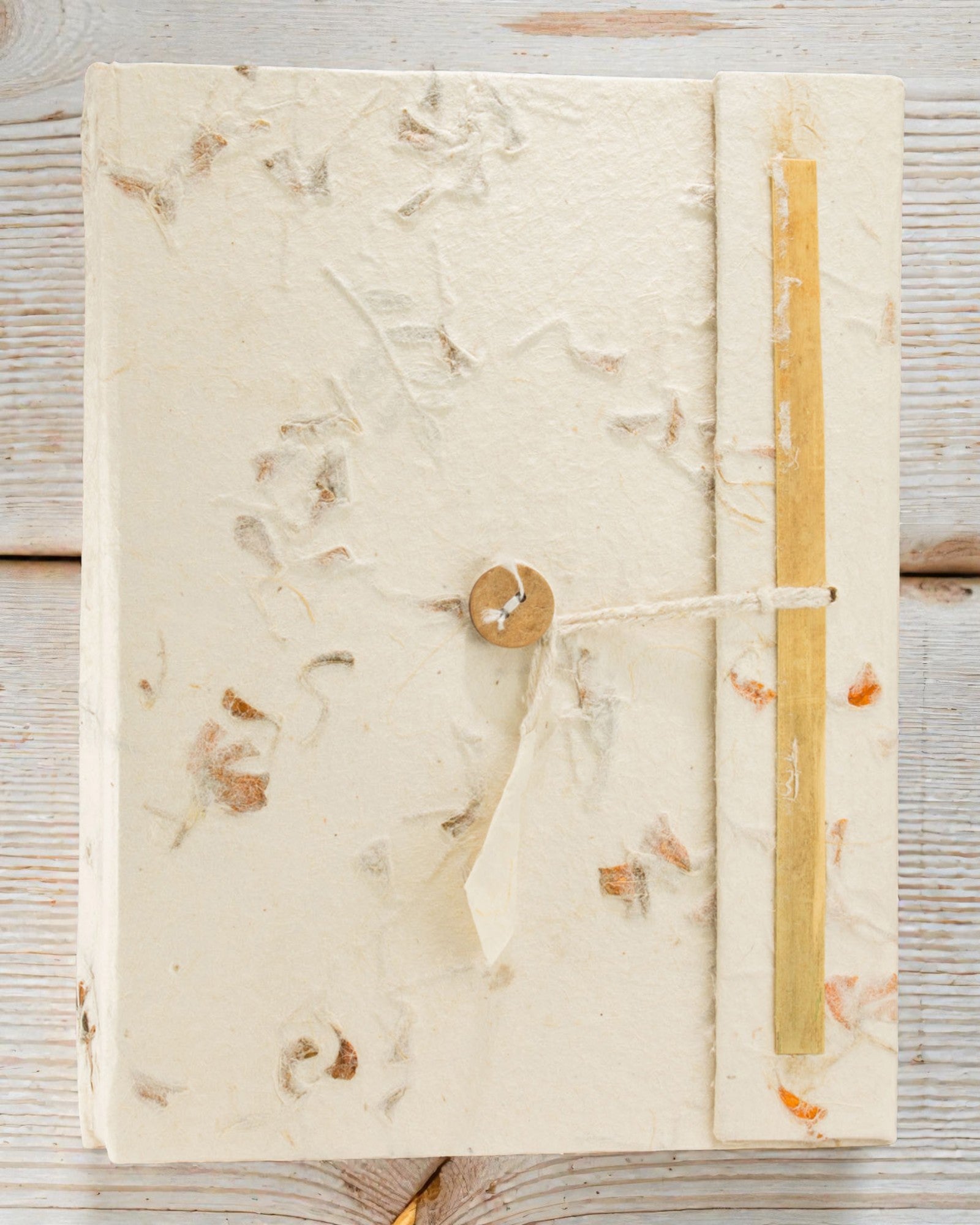 Lrg Lokta Змішані квіти Зошит (21x15 см) - 45 аркушів - із закладкою