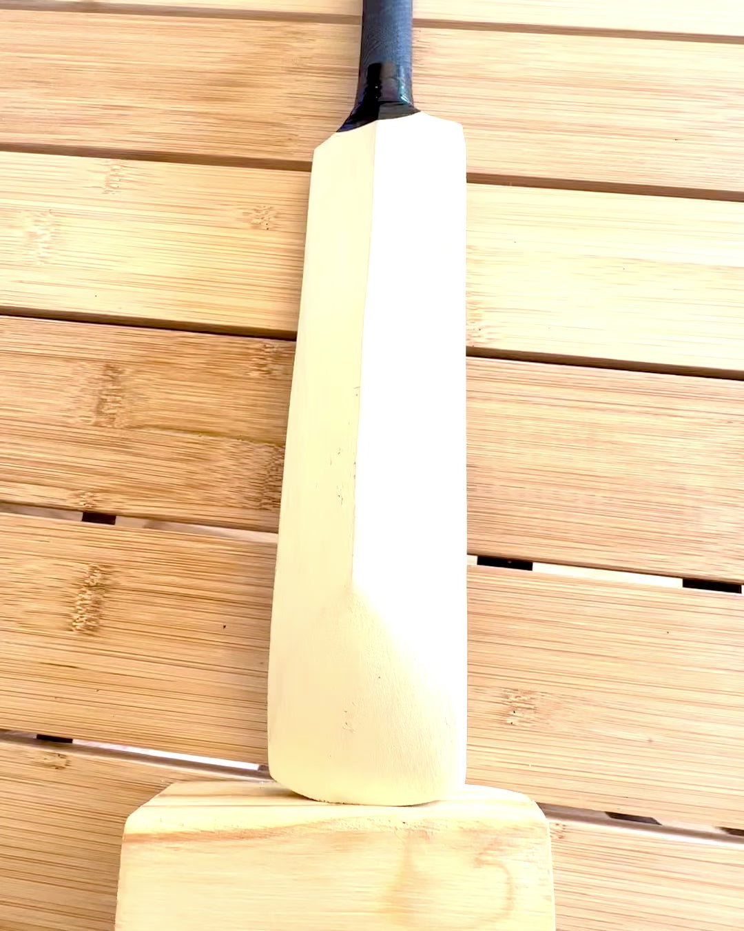 Wooden Cricket Bat with Stand - Decoration, Perfect as a Gift with Engraving Option