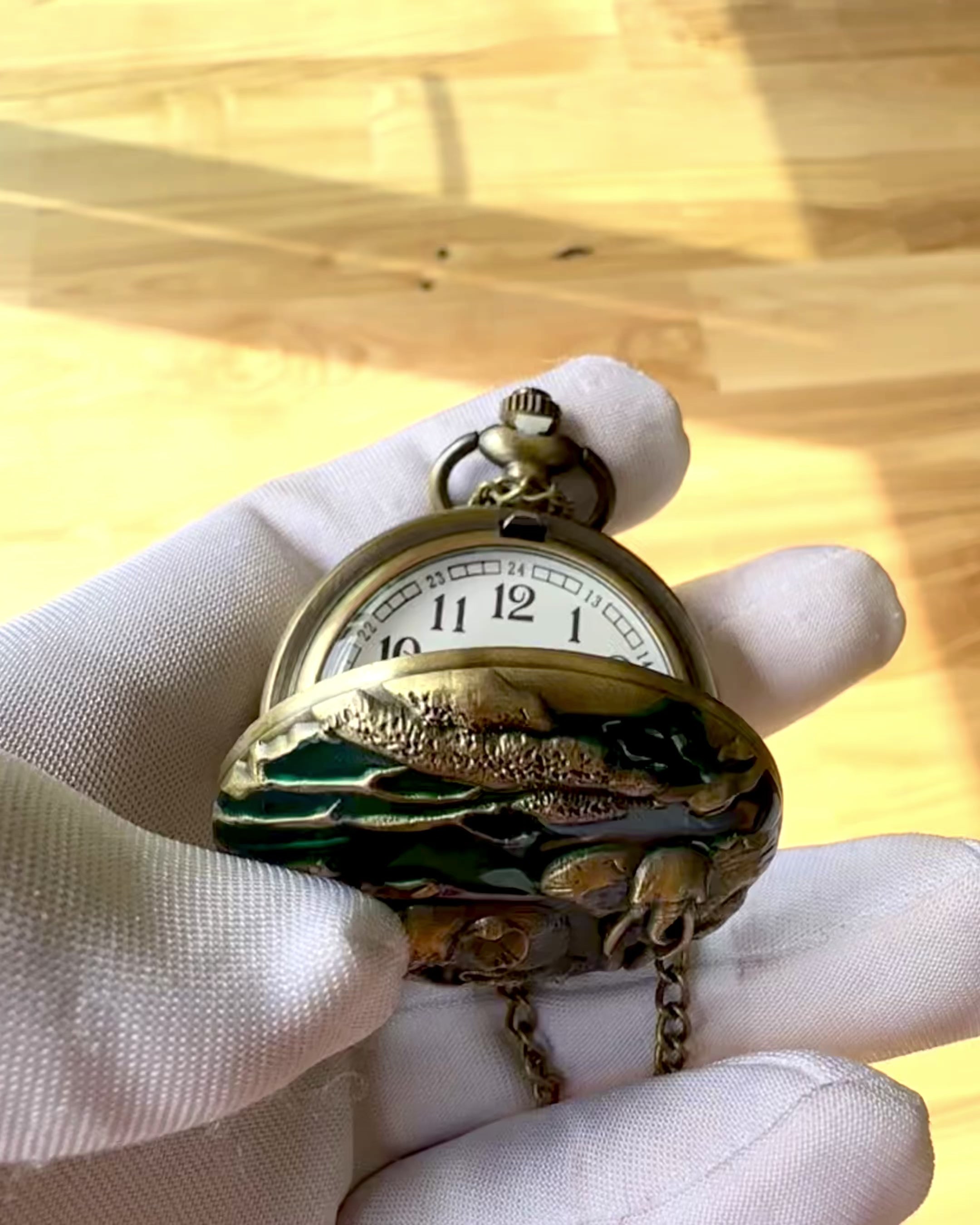 Zegarek Kieszonkowy "Vintage Explorer" z Możliwością Grawerowania