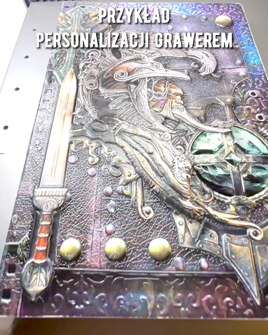Kronika Válečníka Zápisník s Motivem Rytíře, zápisník s možností personalizace gravírováním jako dárek