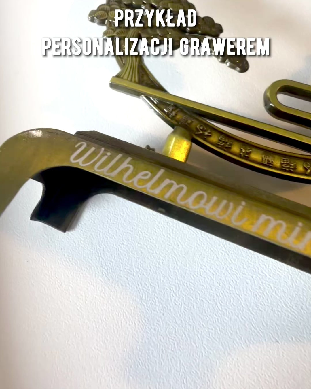 Elegant Metal Incense Holder "Great Calm" - personalization with engraving available