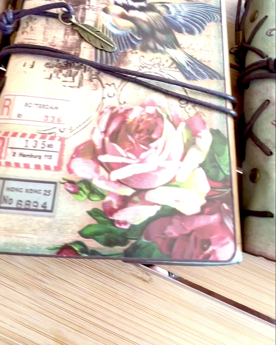 Notatnik Vintage Memoire z personalizowanym grawerem - 3 wzory do wyboru, notes na prezent