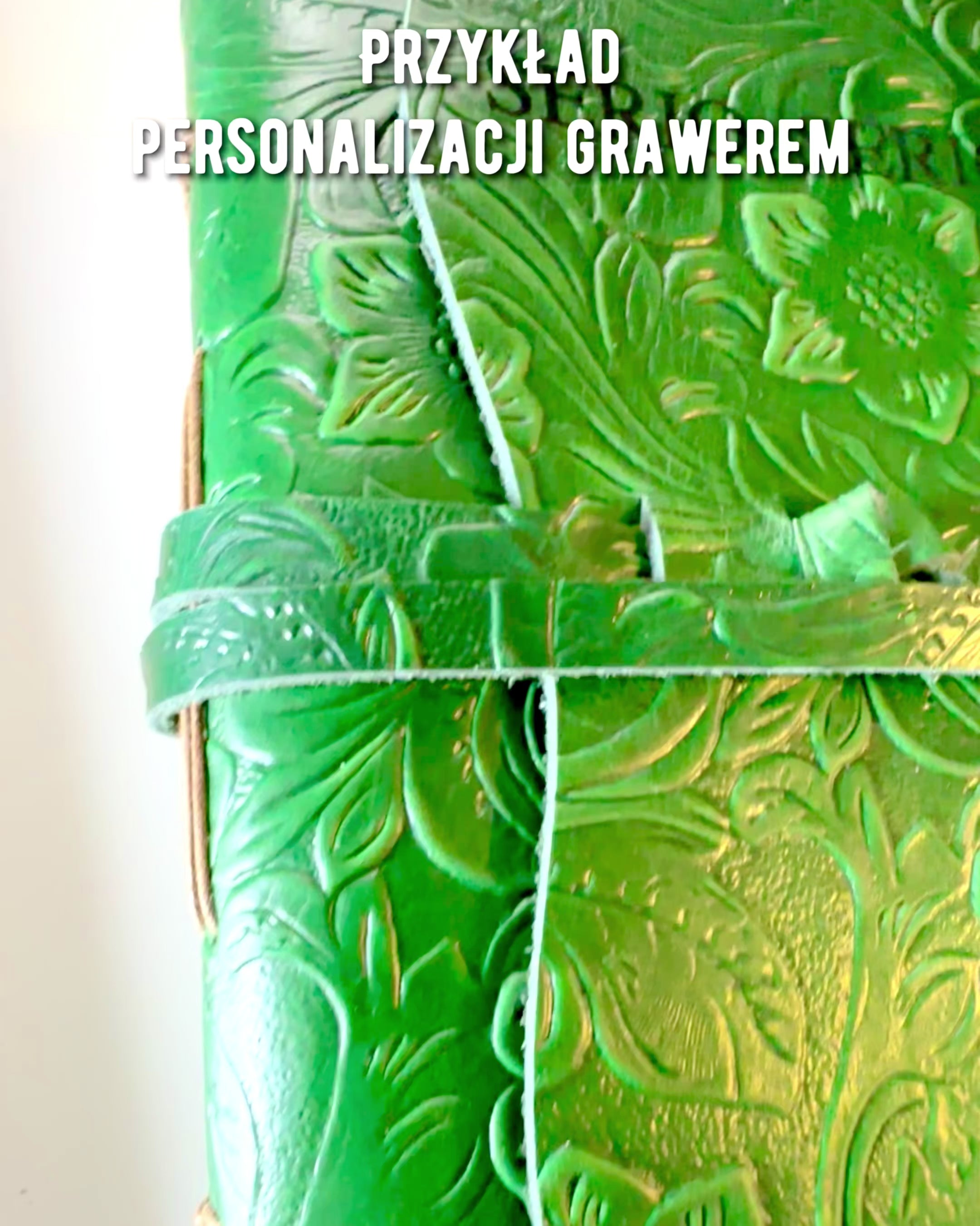 Prémiový kožený zápisník "Elegance přírody" - 200 stran, 120g, poznámkový blok, skicář, 2 barvy na výběr, personalizace gravírováním