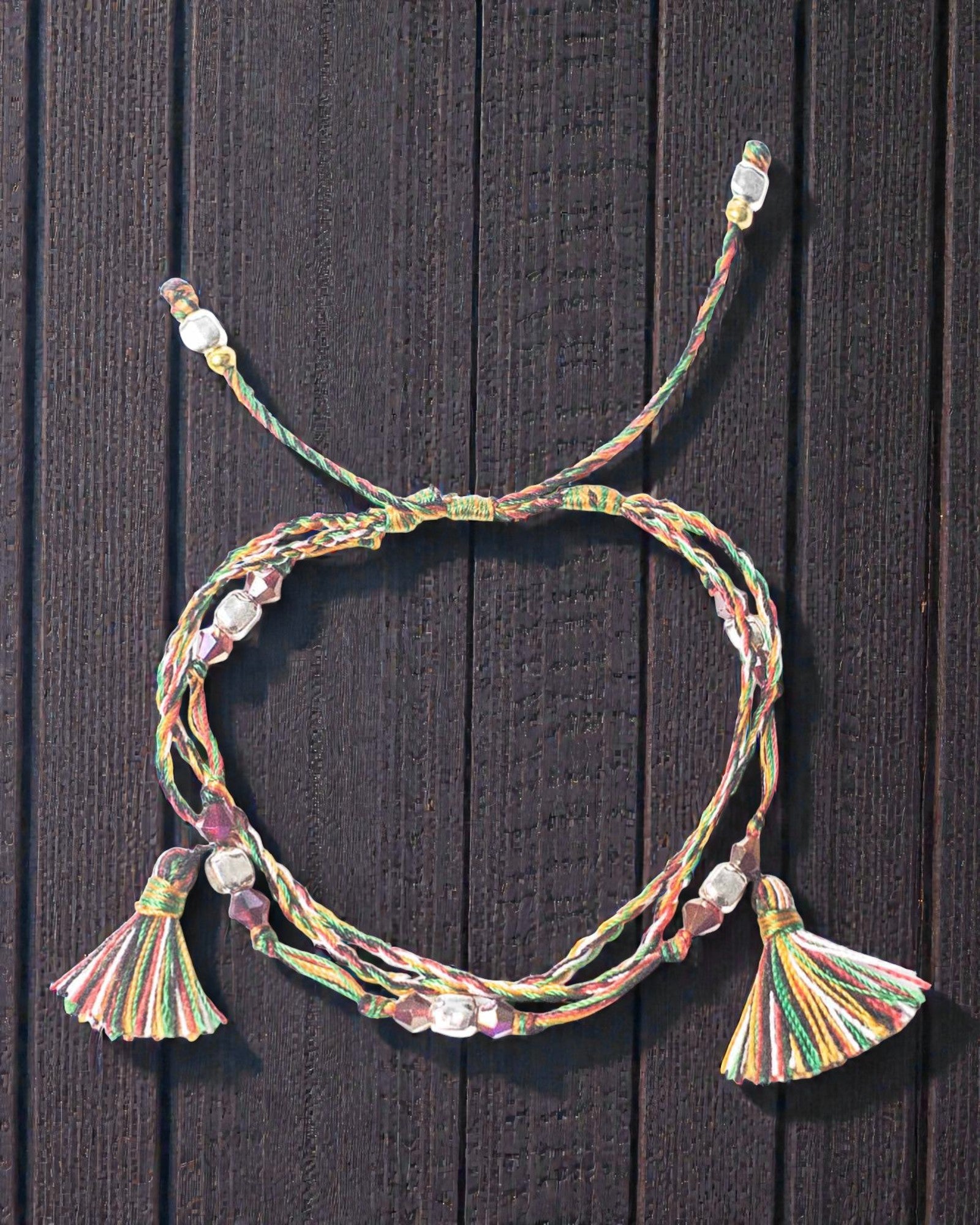 Świątynna Bransoletka Sznurkowa Panca Dharma – Siła Wiary