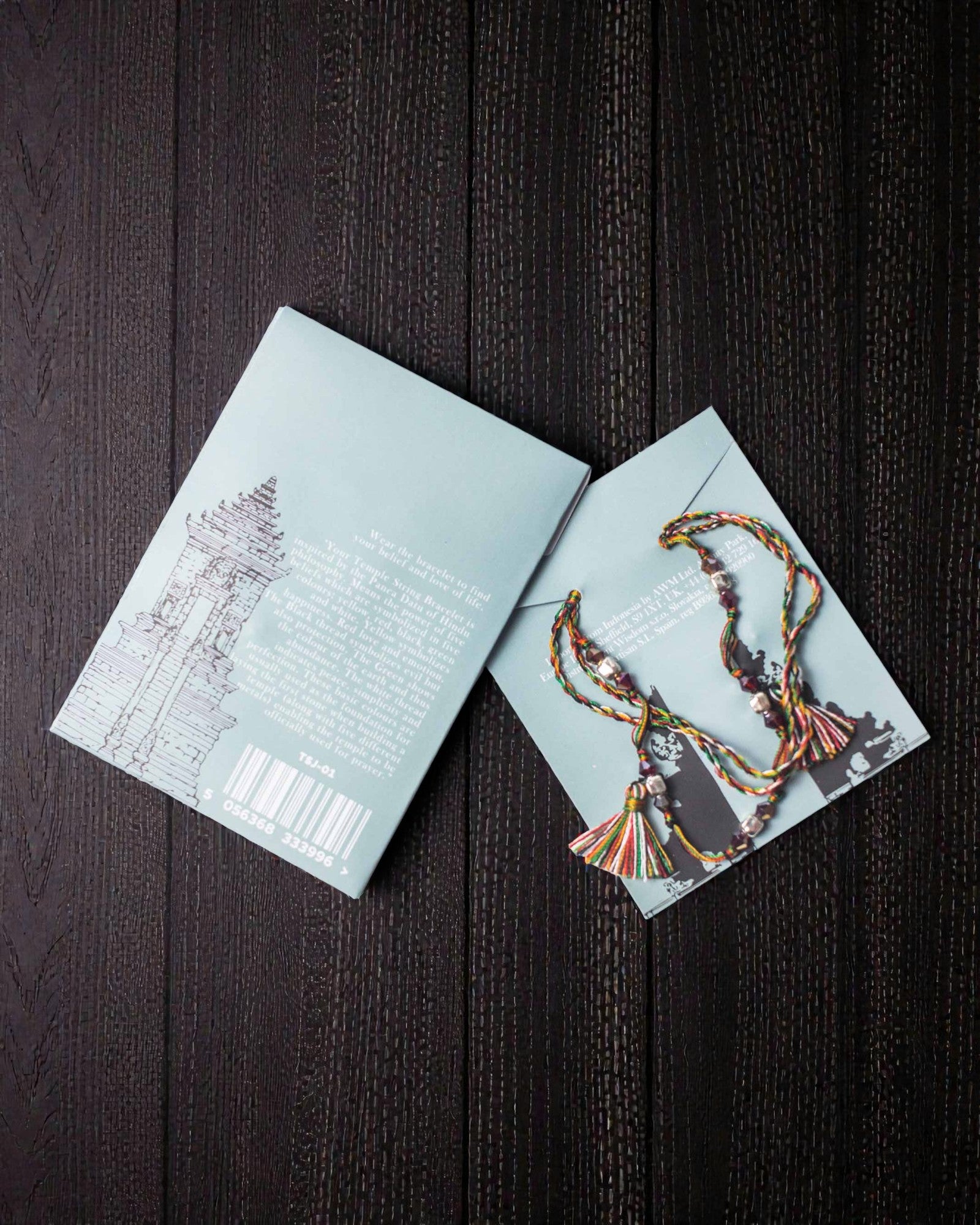 Chrámový šňůrkový náramek Panca Dharma – síla víry